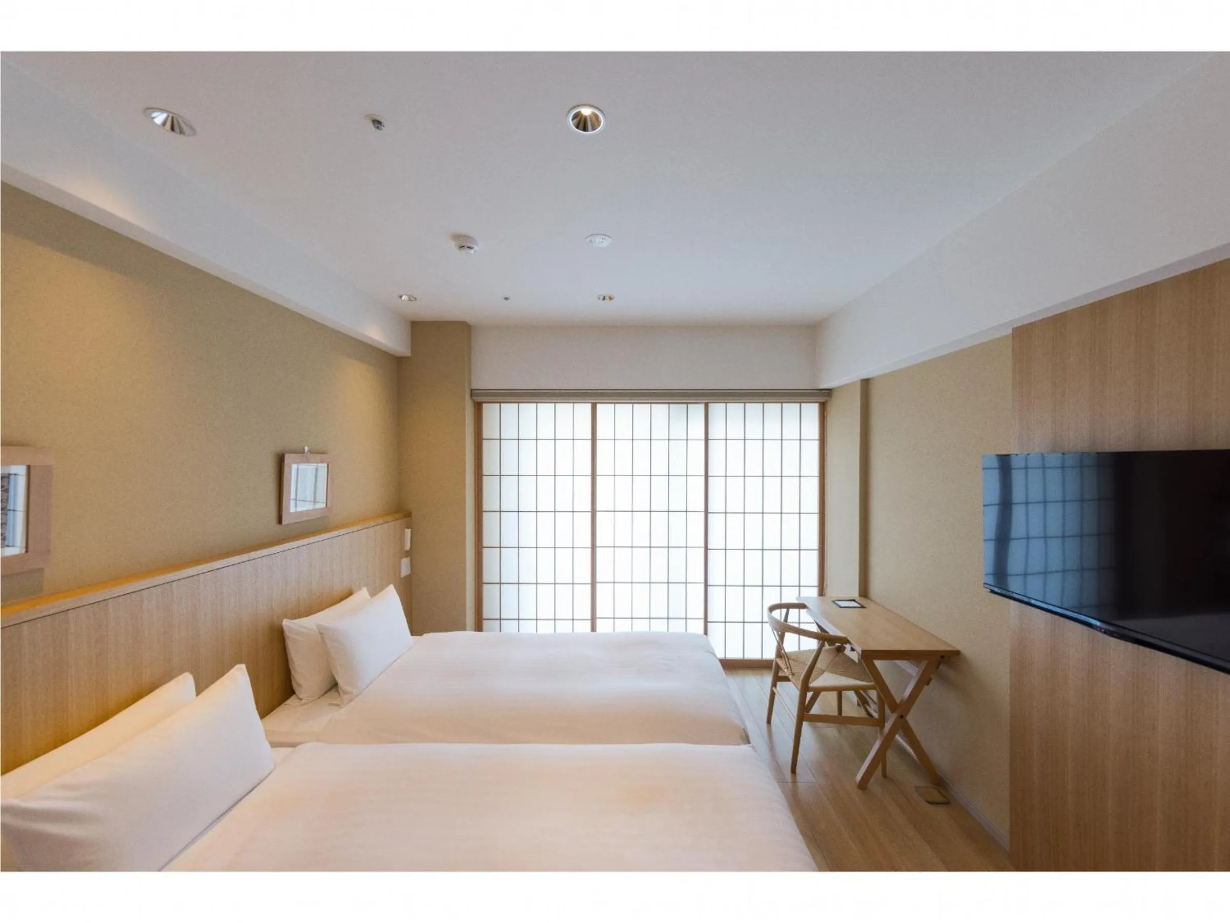 Bed in 9 HOTEL Hakata