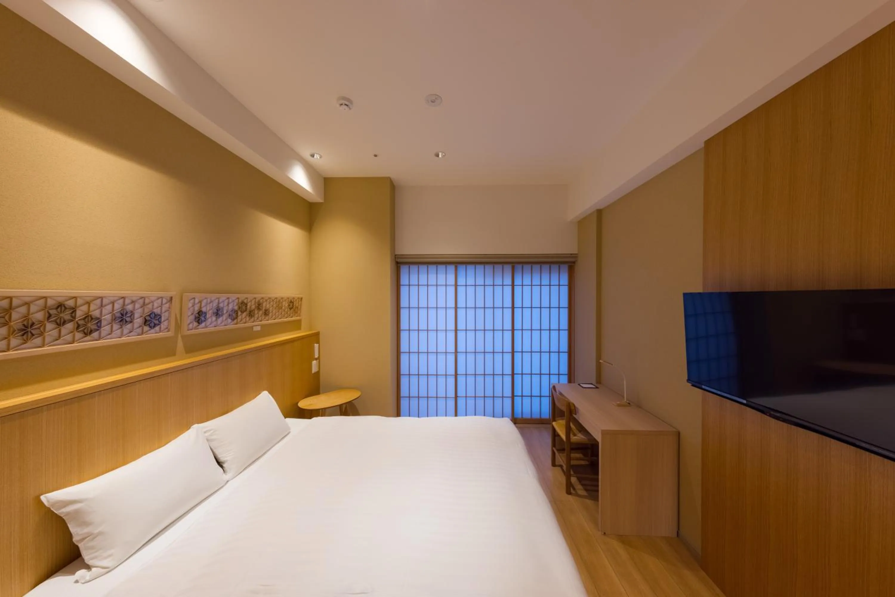 Bed in 9 HOTEL Hakata