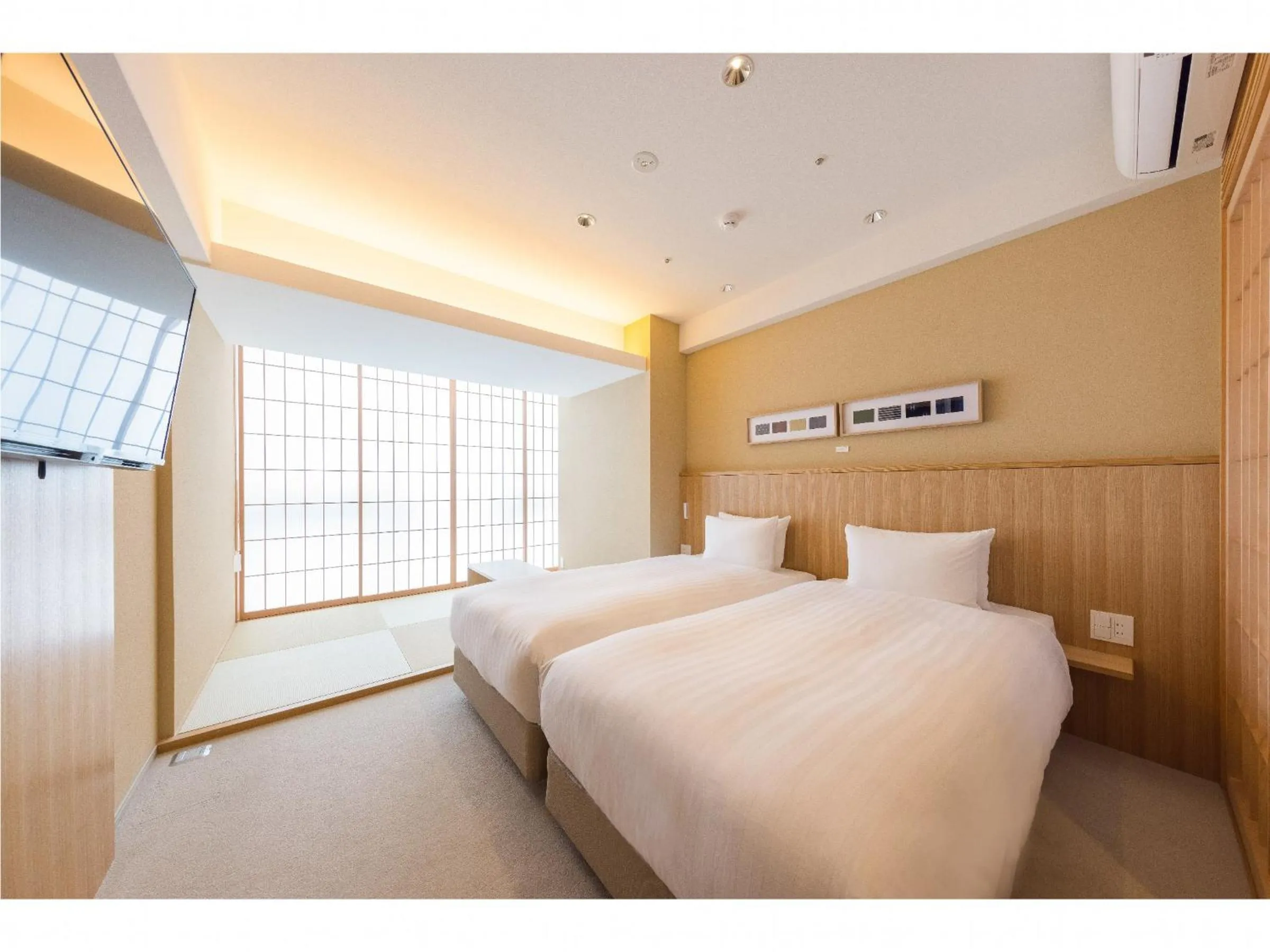 Bed in 9 HOTEL Hakata