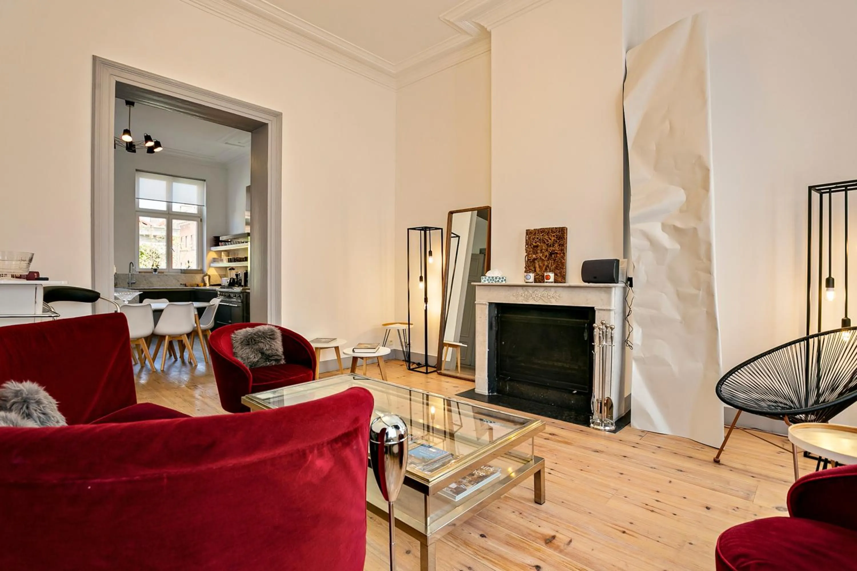 Communal lounge/ TV room in Fish Market B&B