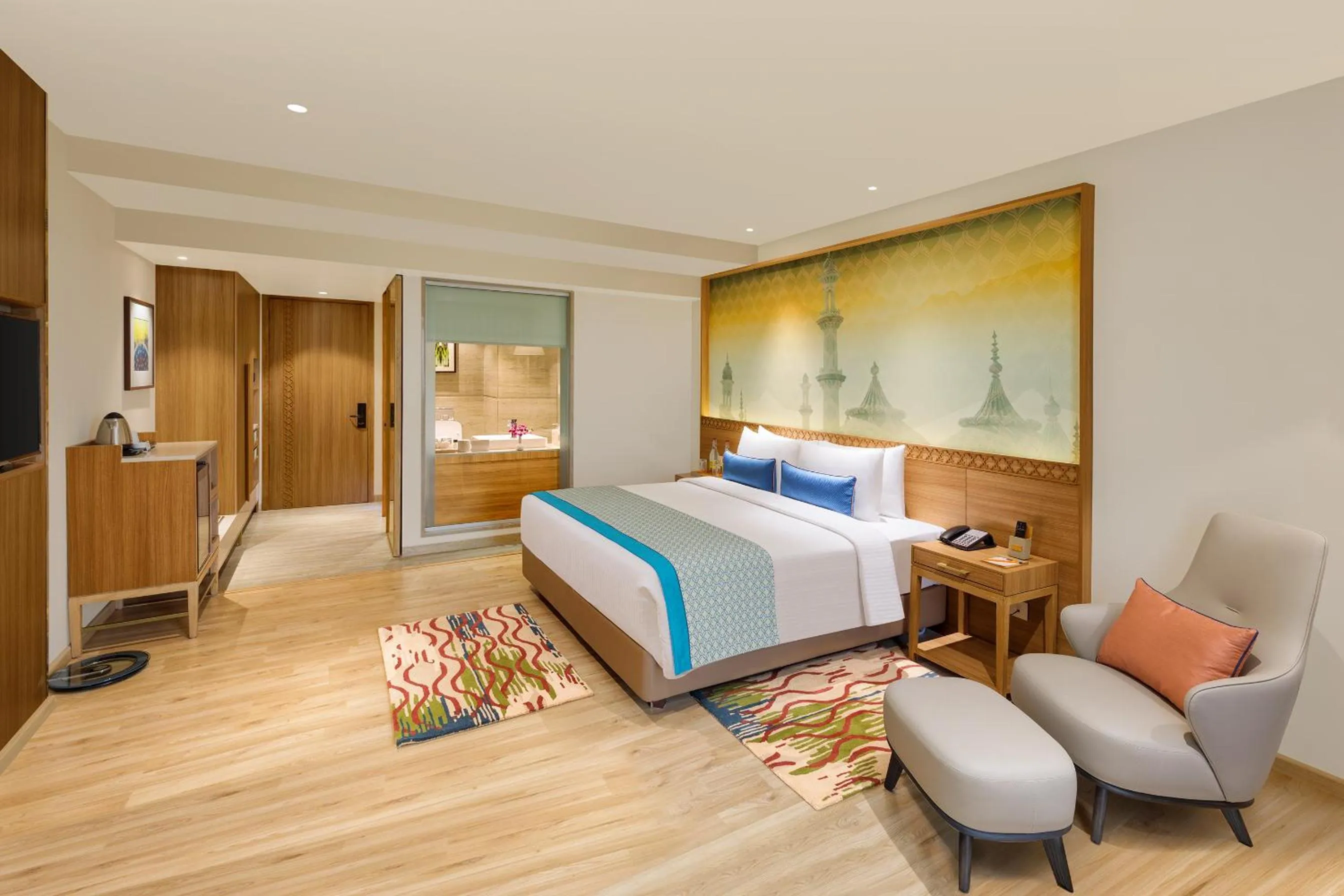 Bed in Bellevue Sarovar Premiere Junagadh