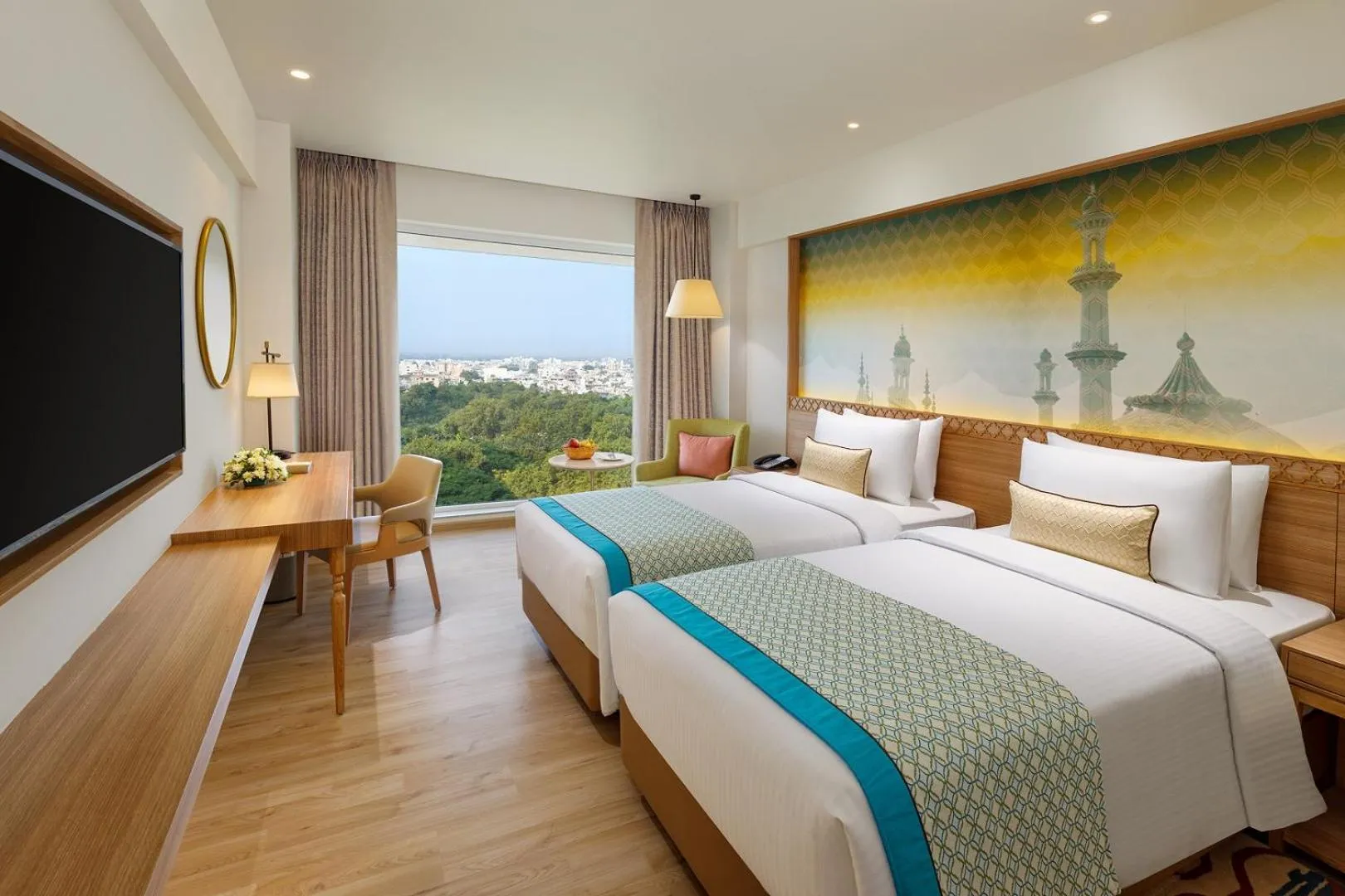 Bedroom, Bed in Bellevue Sarovar Premiere Junagadh