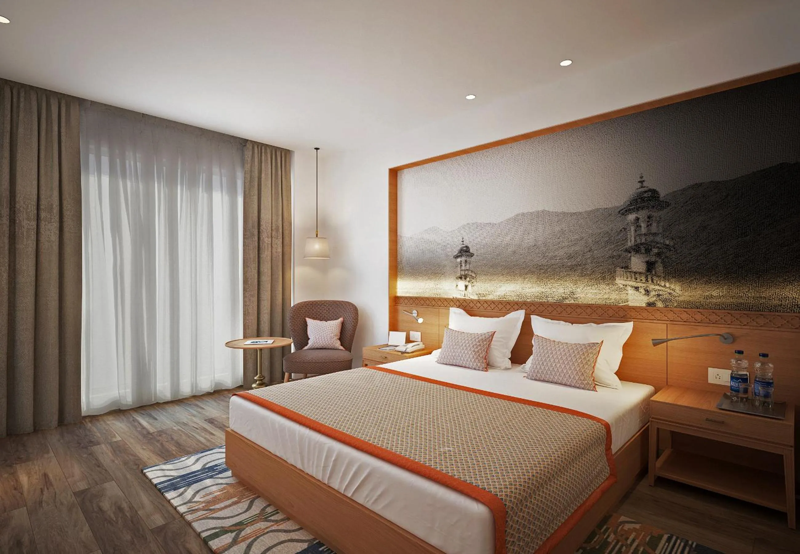 Bedroom, Bed in Bellevue Sarovar Premiere Junagadh