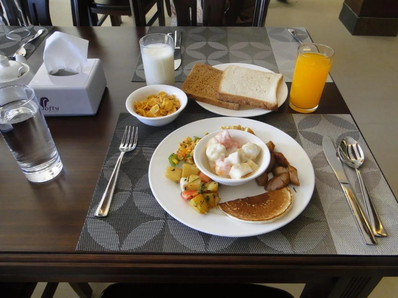 Food close-up in Ganapati Airport Hotel