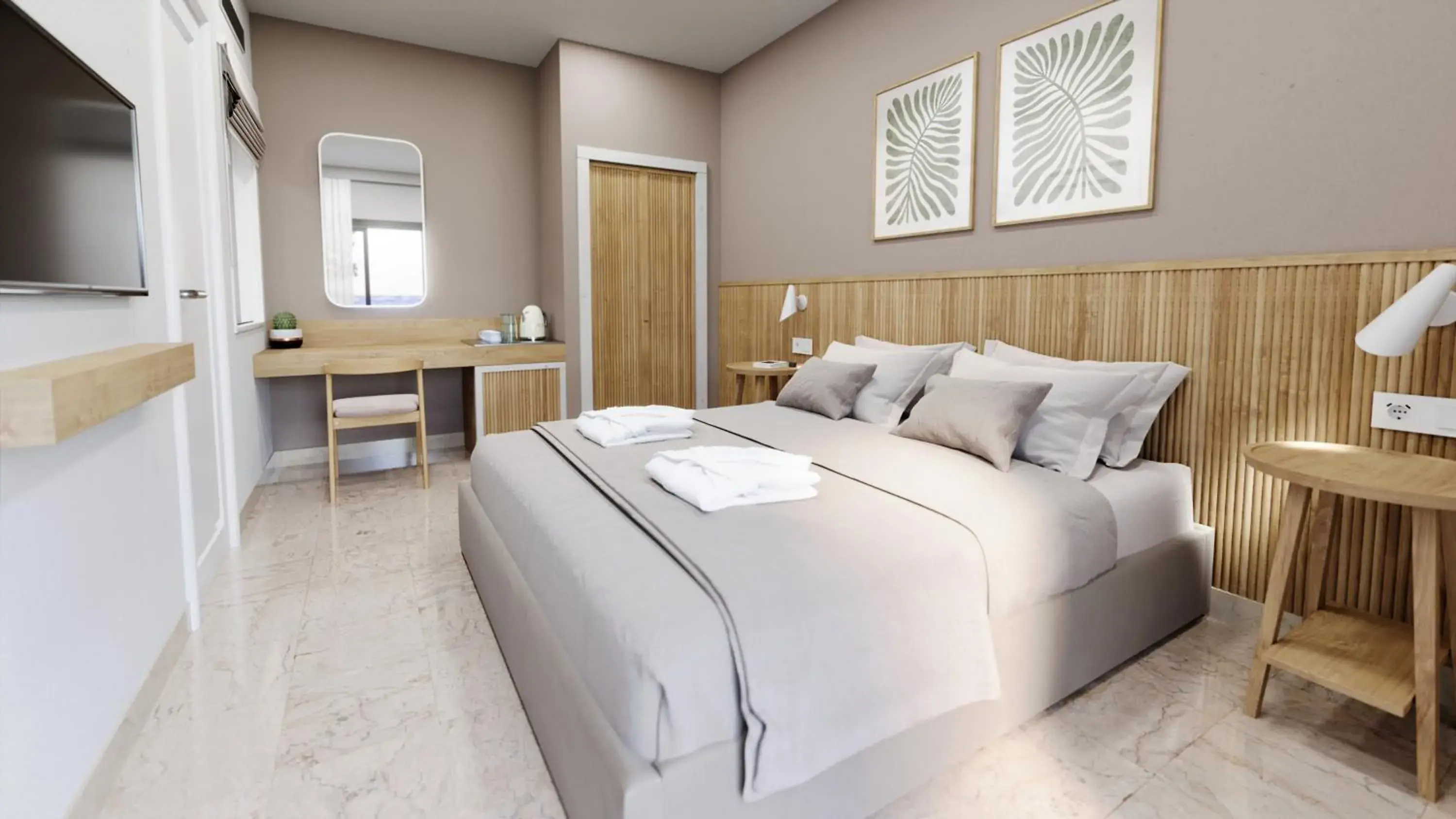 Family Room with Garden View in Roda Beach Resort & Spa Family Room with Garden View in Roda Beach Resort & Spa