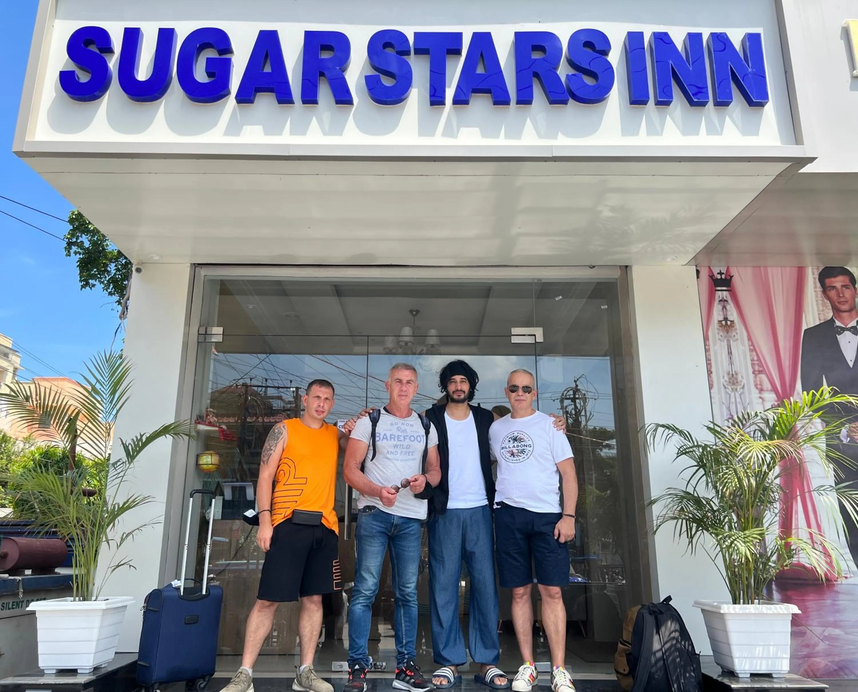 group of guests in Sugar Stars Inn