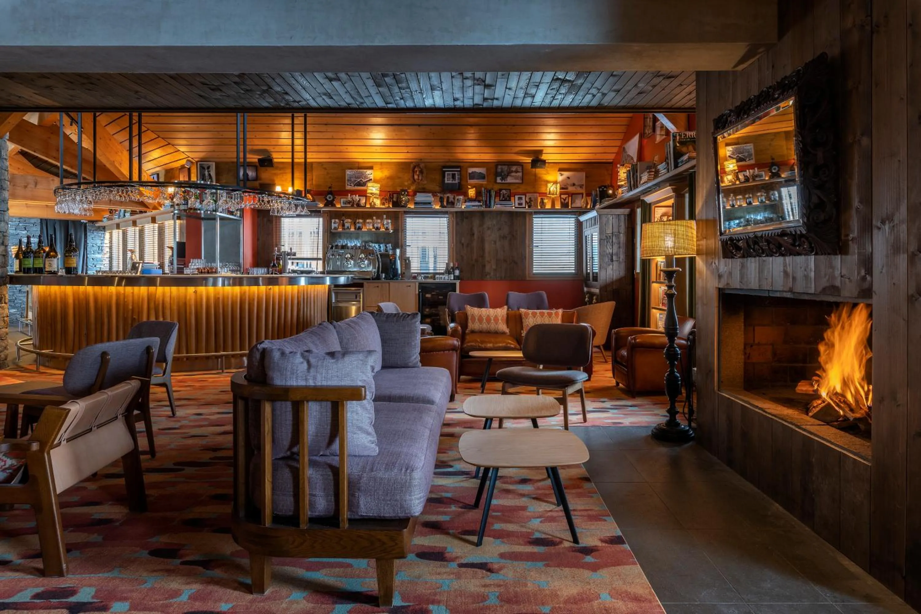 Lounge or bar in Chalet Hotel Kaya