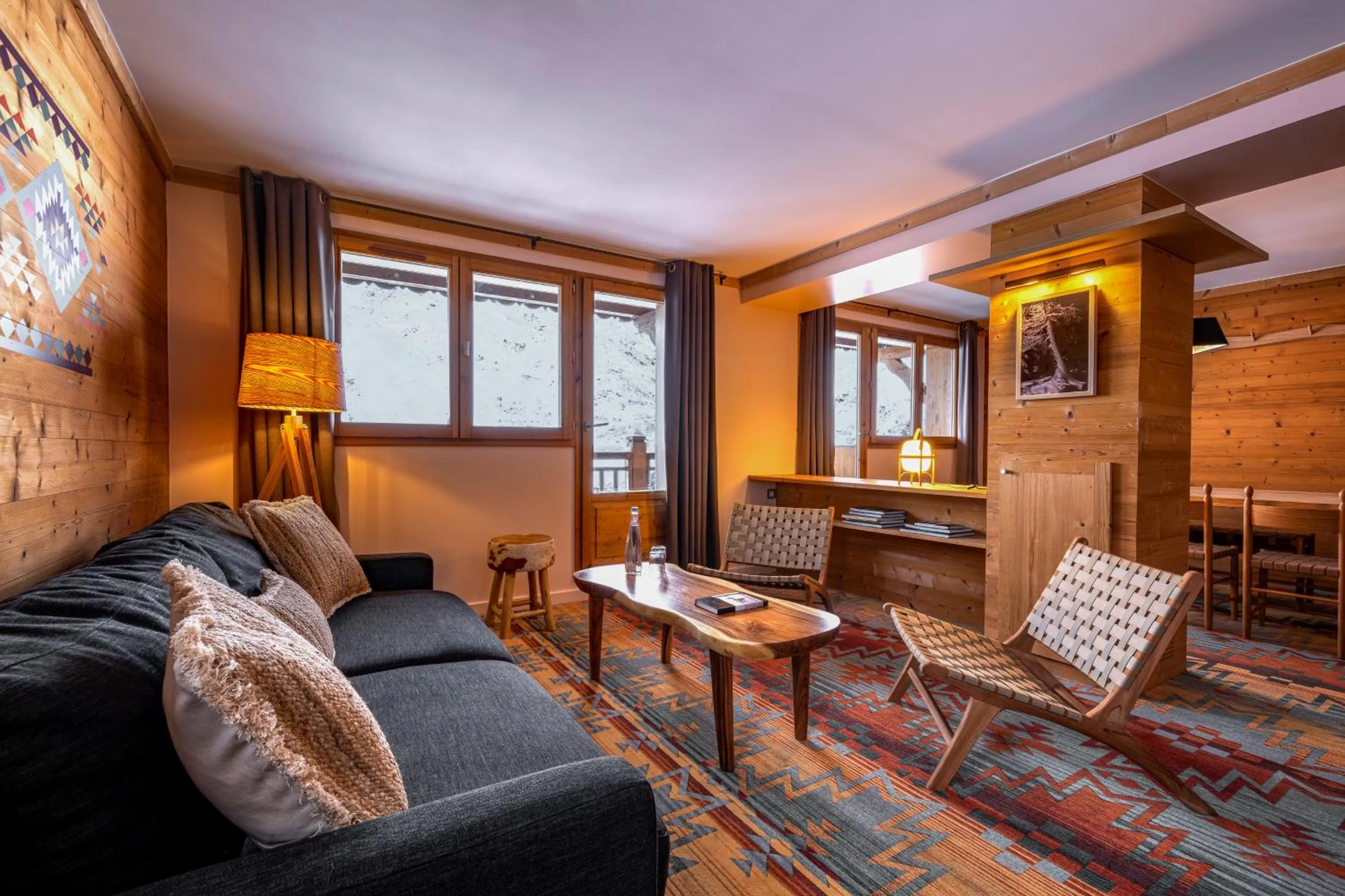 Living room in Chalet Hotel Kaya