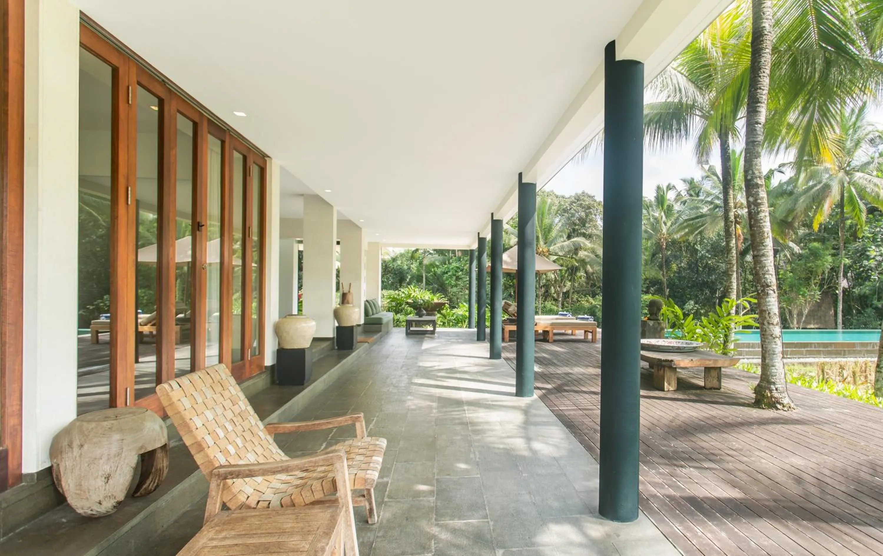 Patio in Uma Giri Villas Ubud by GenuineHost