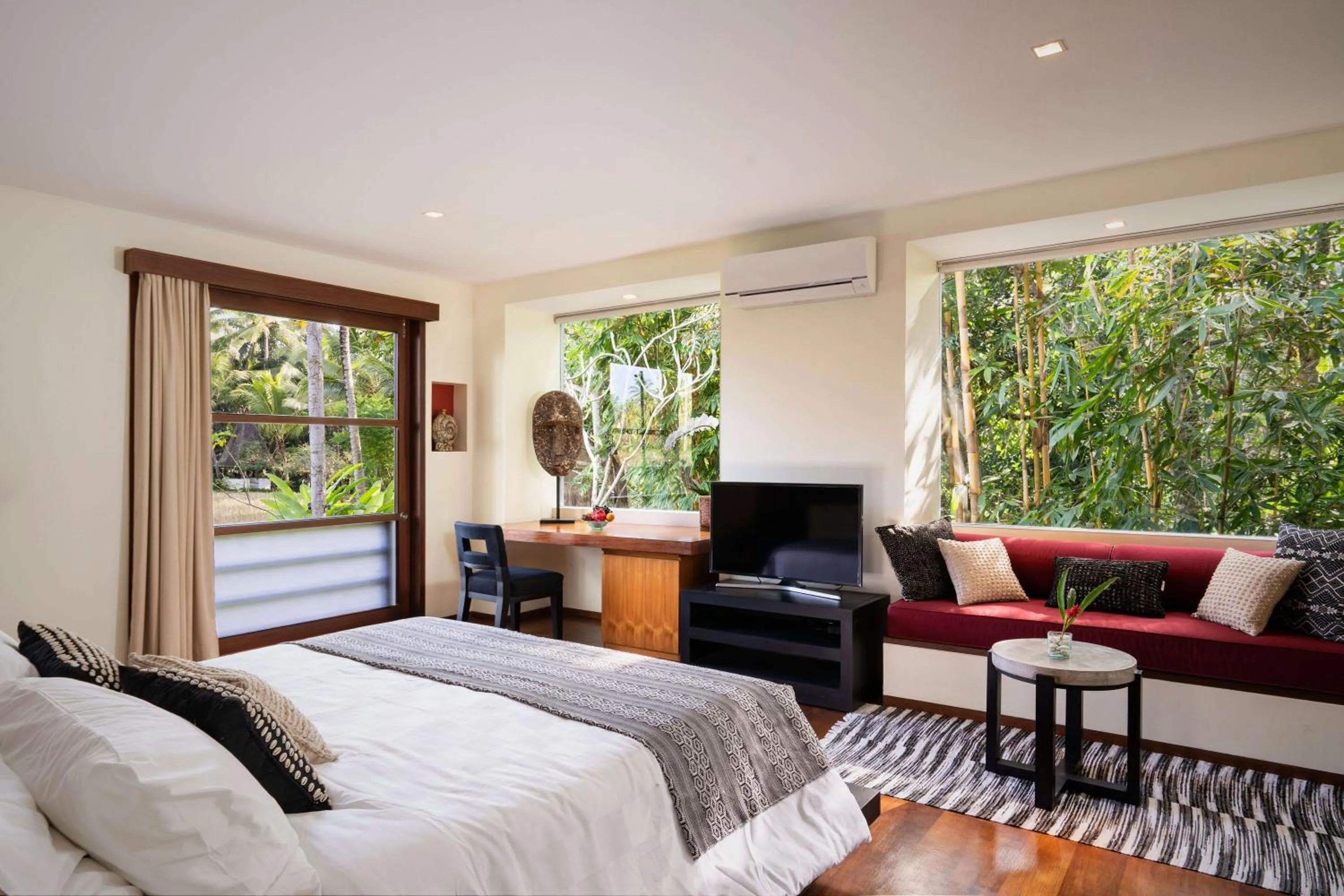 View (from property/room), Bed in Uma Giri Villas Ubud by GenuineHost