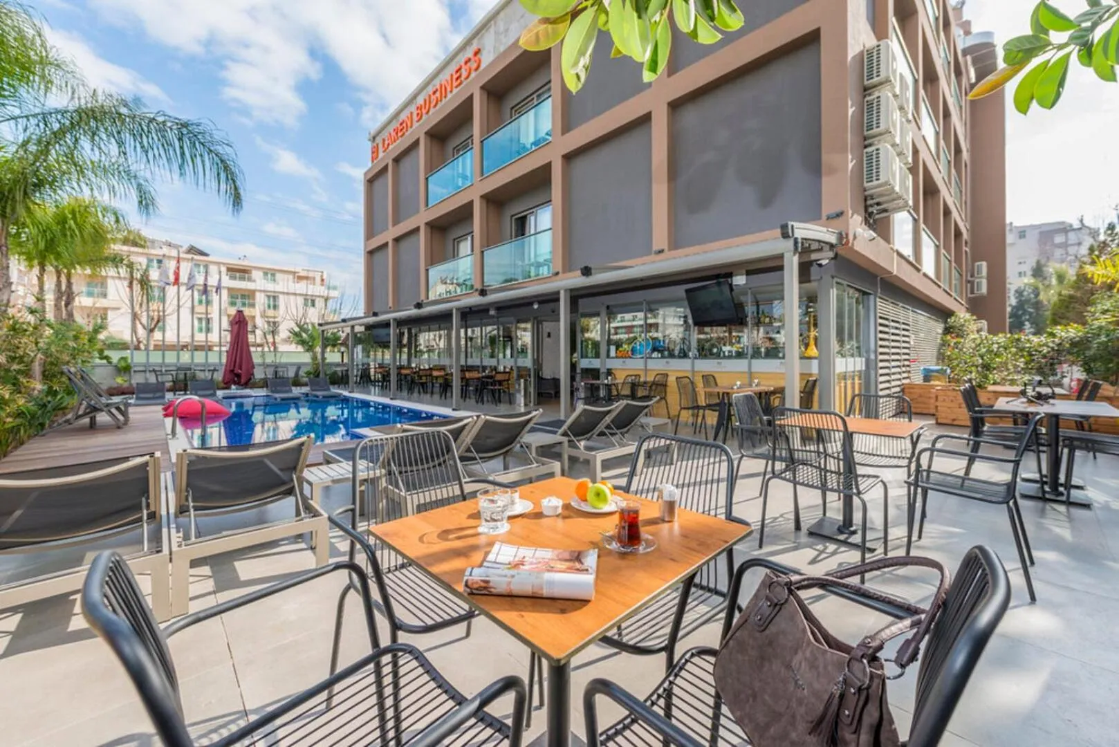 Swimming pool in Laren Sea Side Hotel Spa