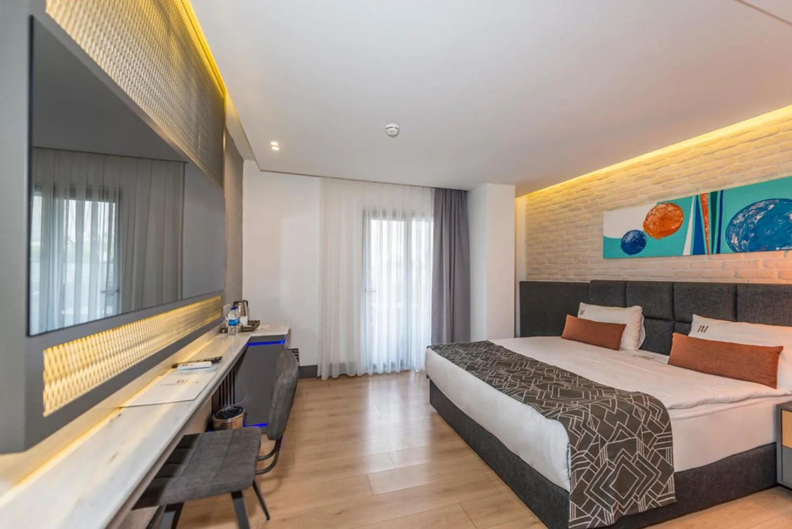 Photo of the whole room, Bed in Laren Sea Side Hotel Spa