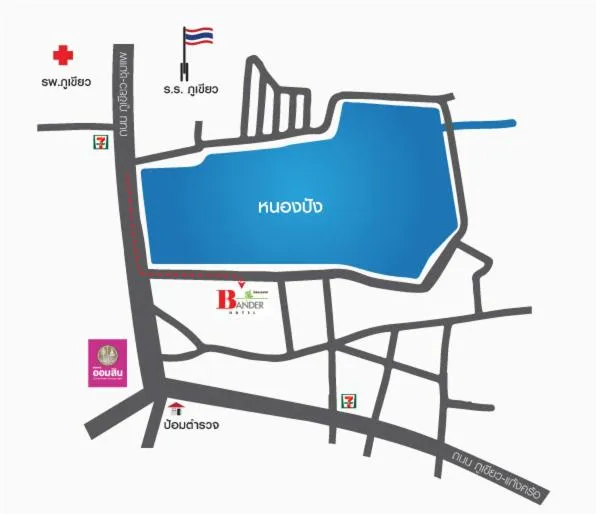 Floor plan in BANDER HOTEL