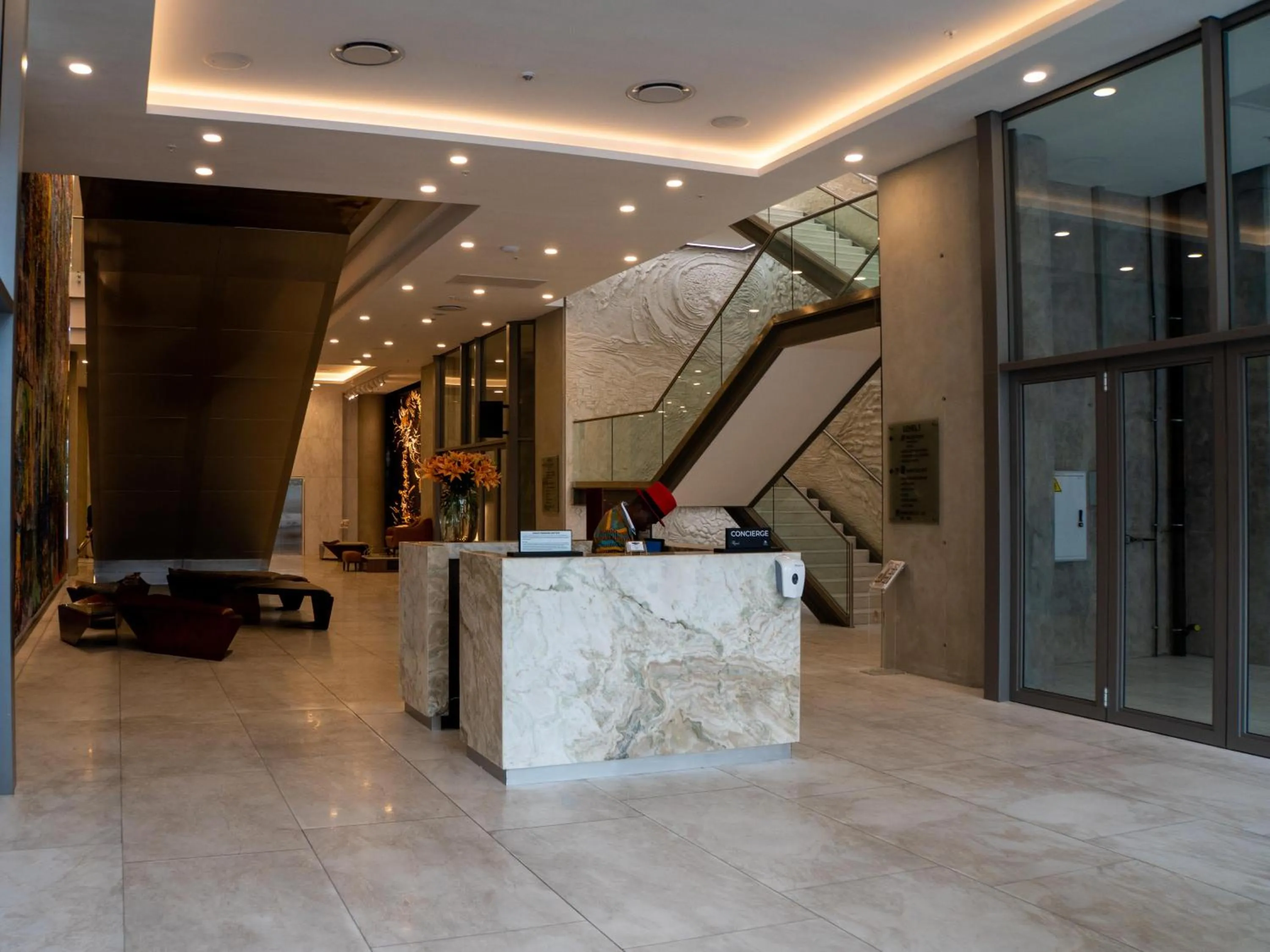 Lobby or reception in The Leonardo