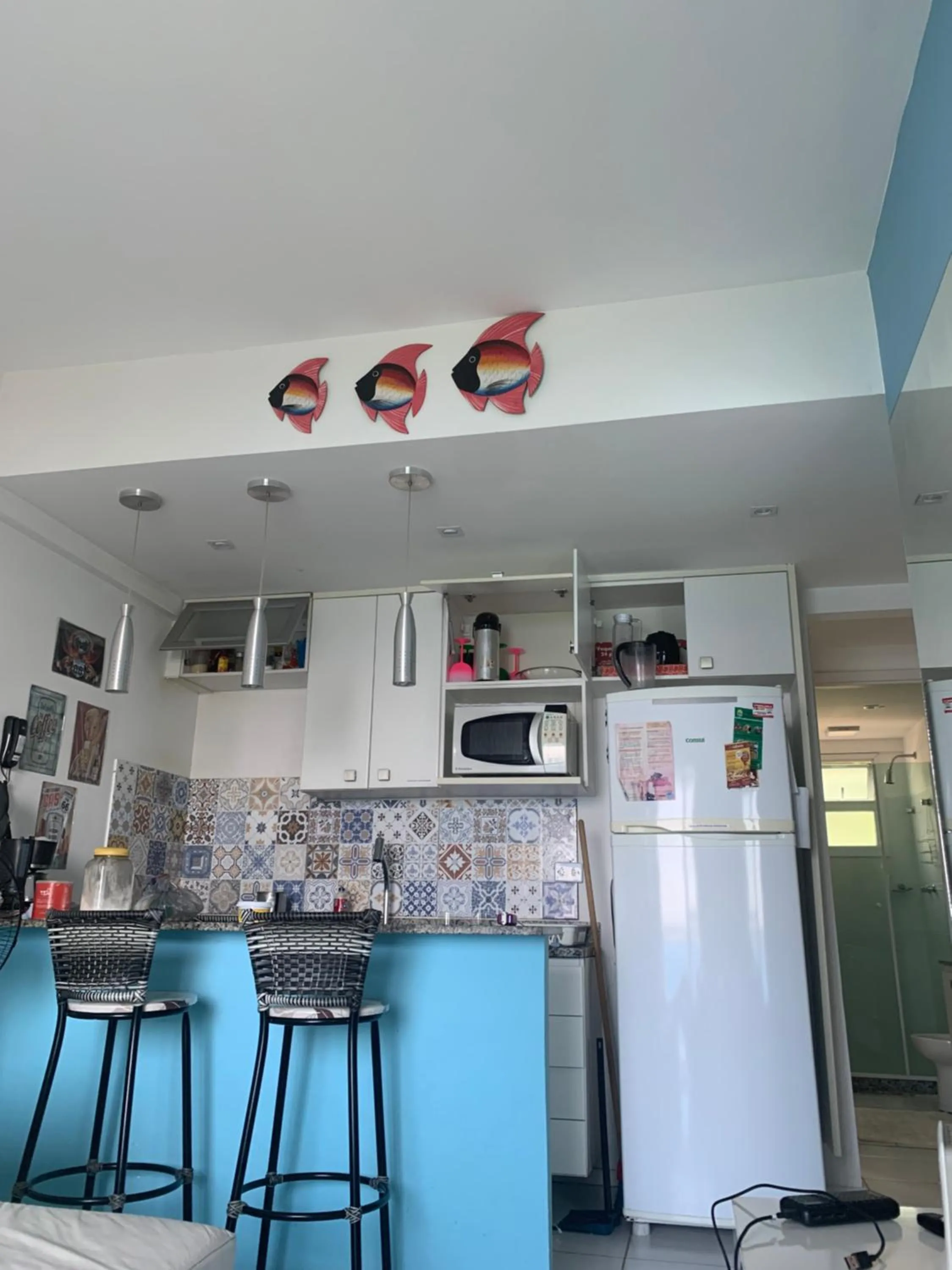 Kitchen or kitchenette in Mangaratiba Porto Real Suíte