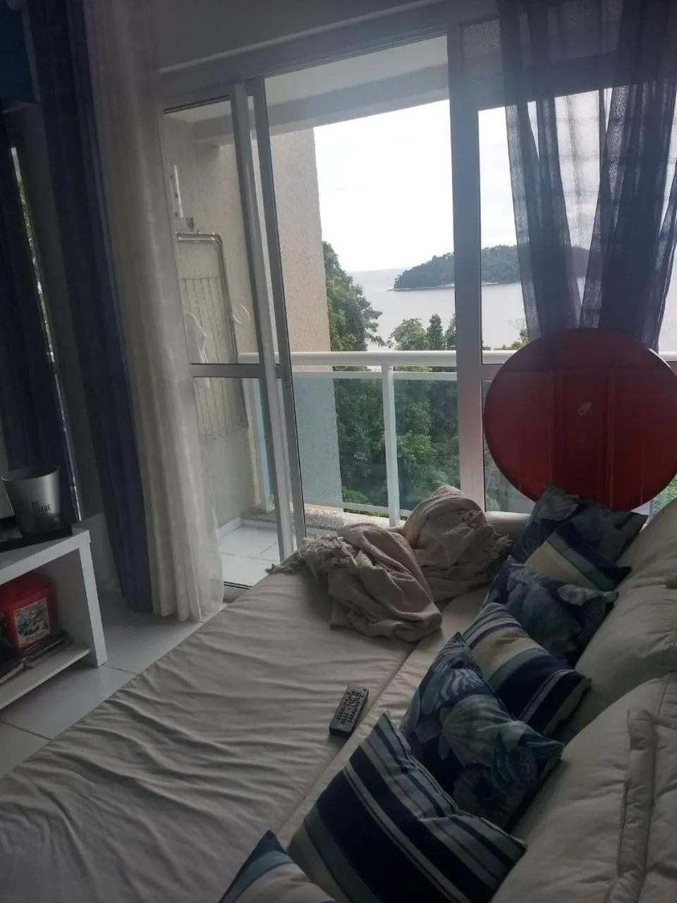 Living room, Bed in Mangaratiba Porto Real Suíte