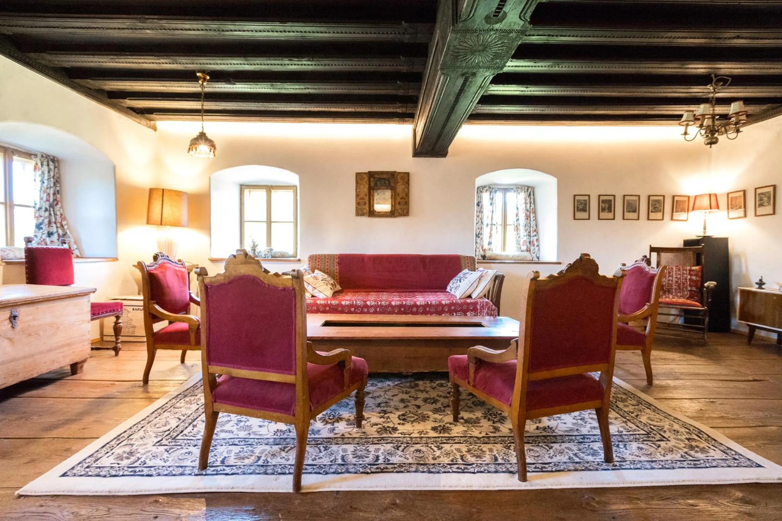 Living room in Chalet Hinterbreiteneben