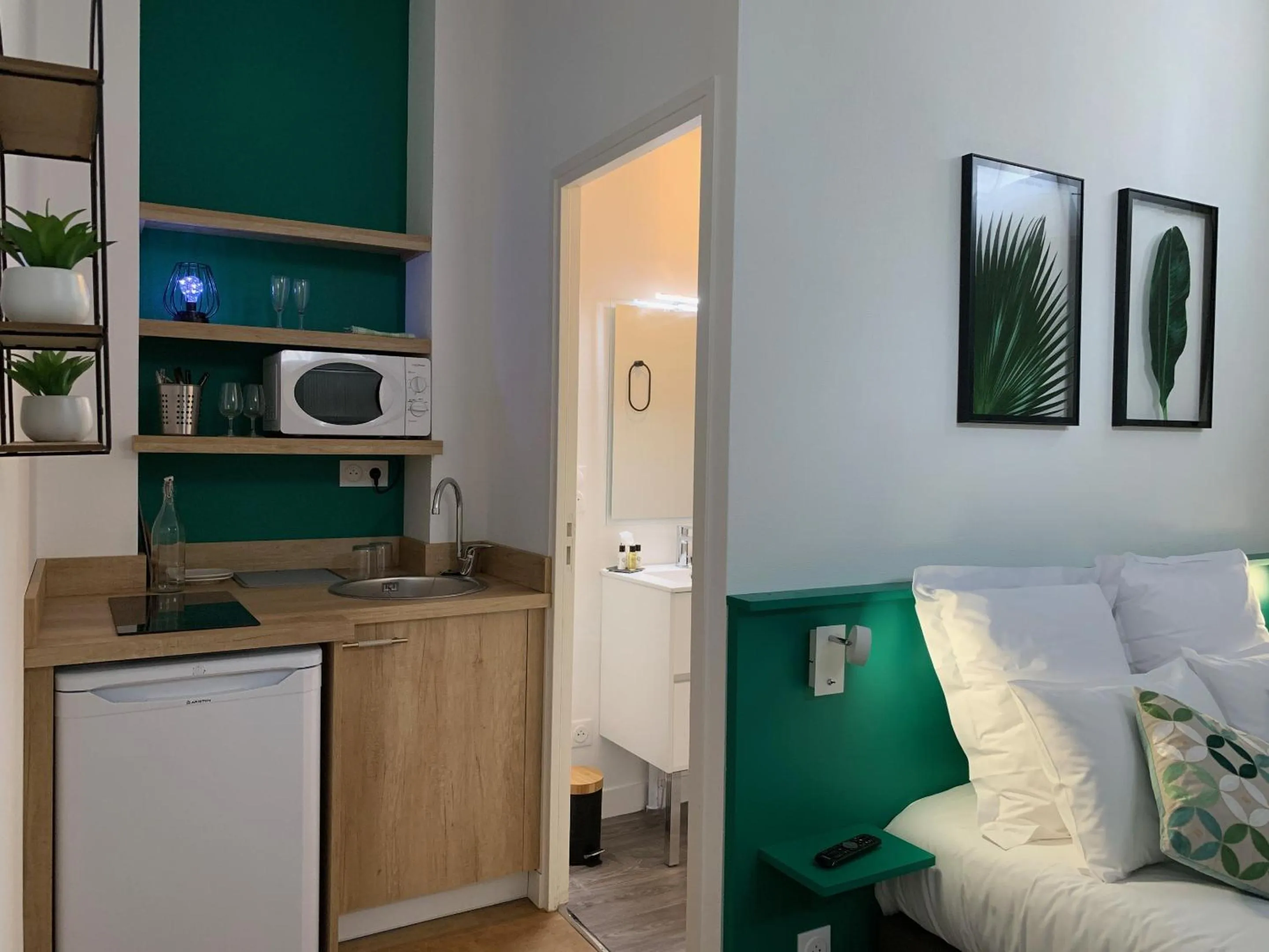 Bedroom in Logis St Joseph