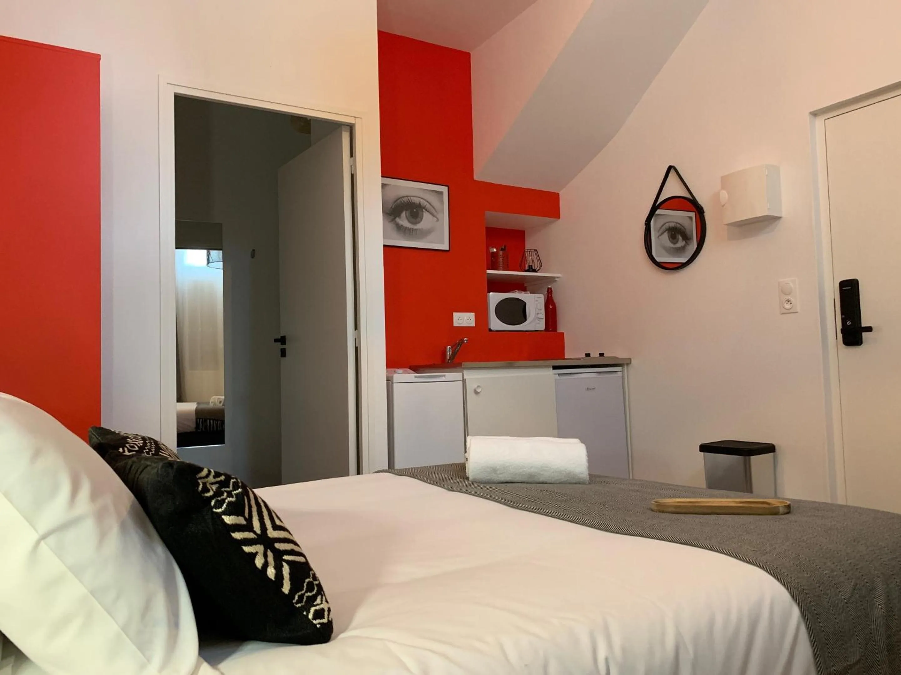 Bedroom in Logis St Joseph