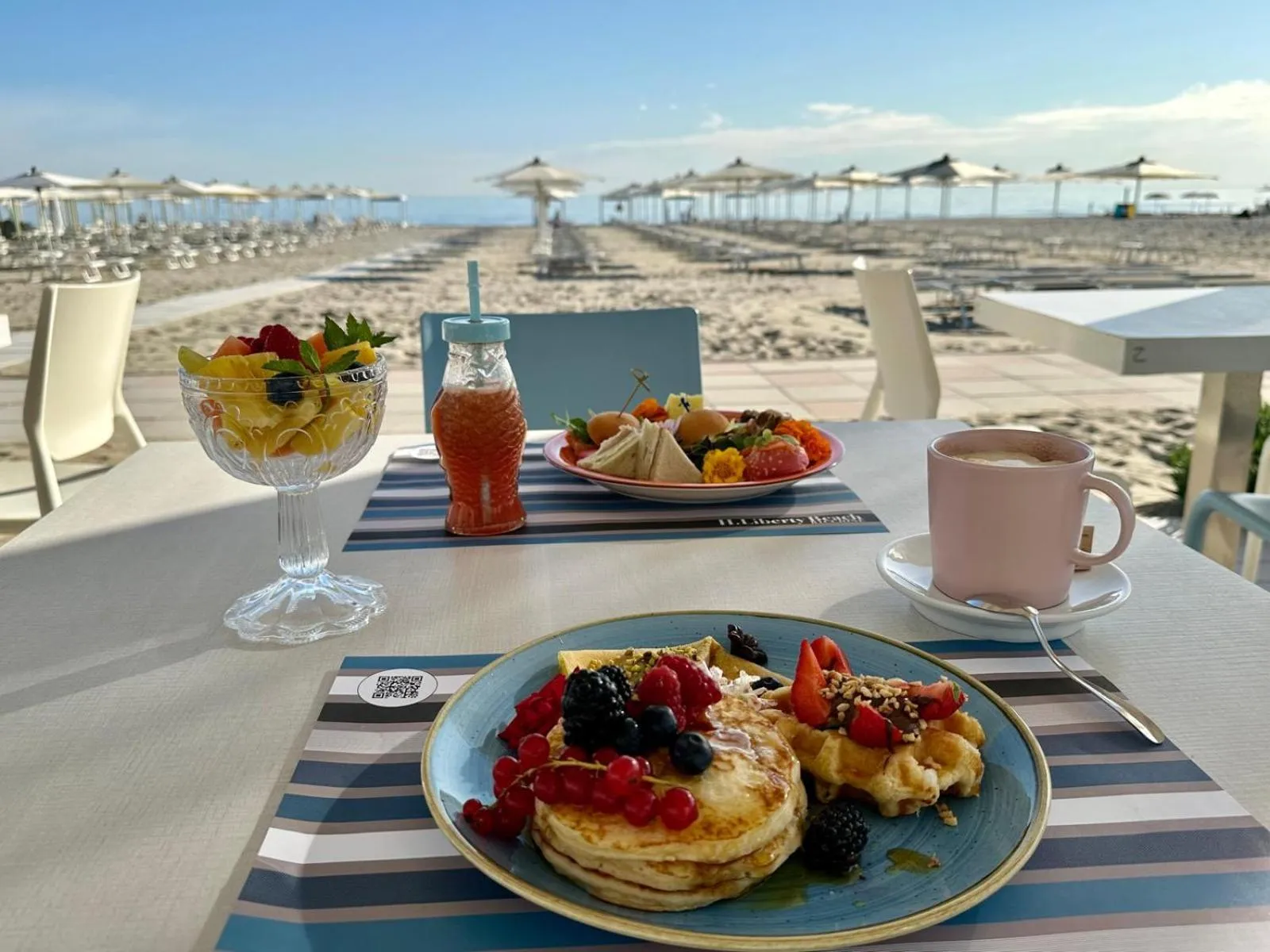 Continental breakfast in Hotel Liberty Beach - Parking & Beach
