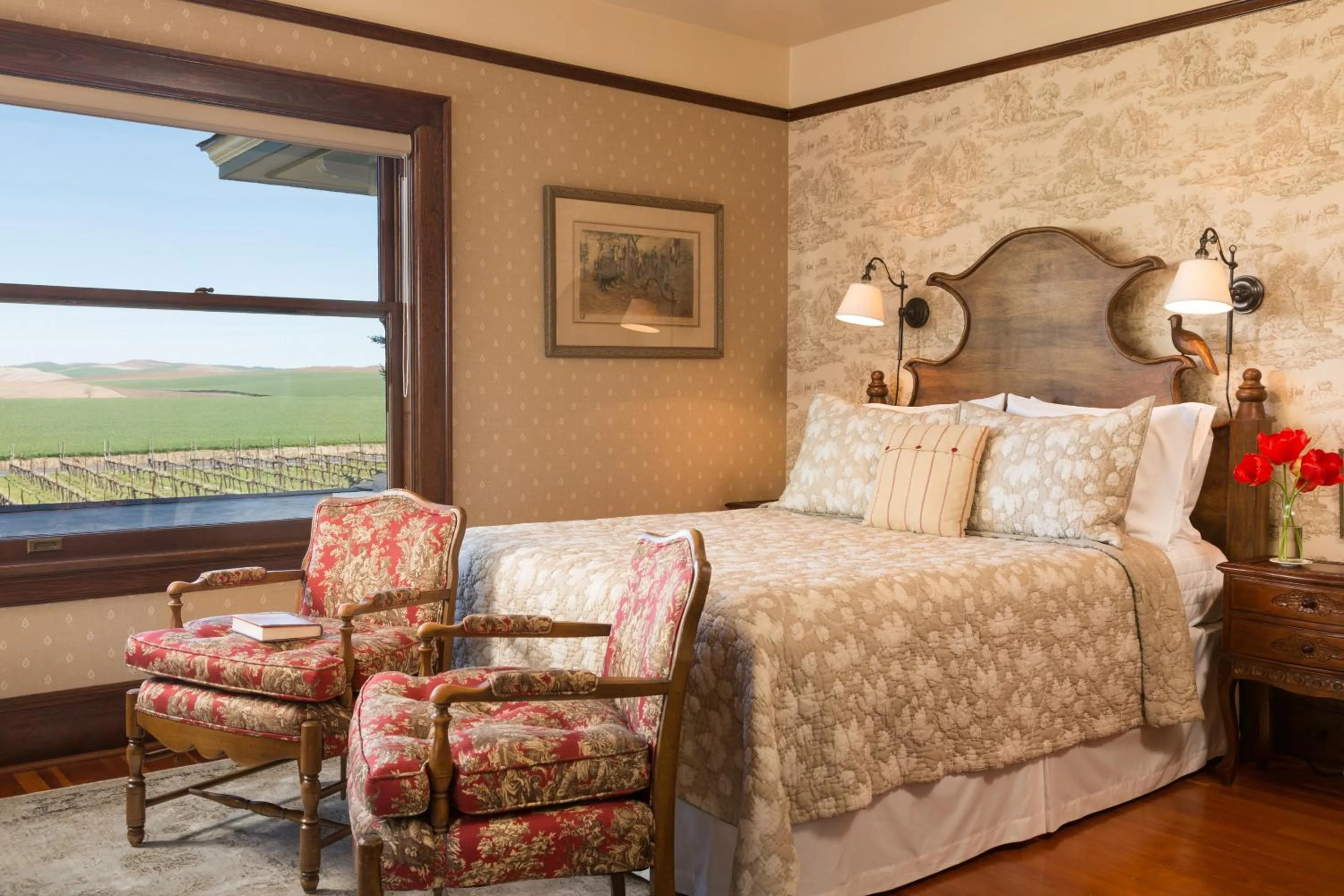 Bed in The Inn at Abeja