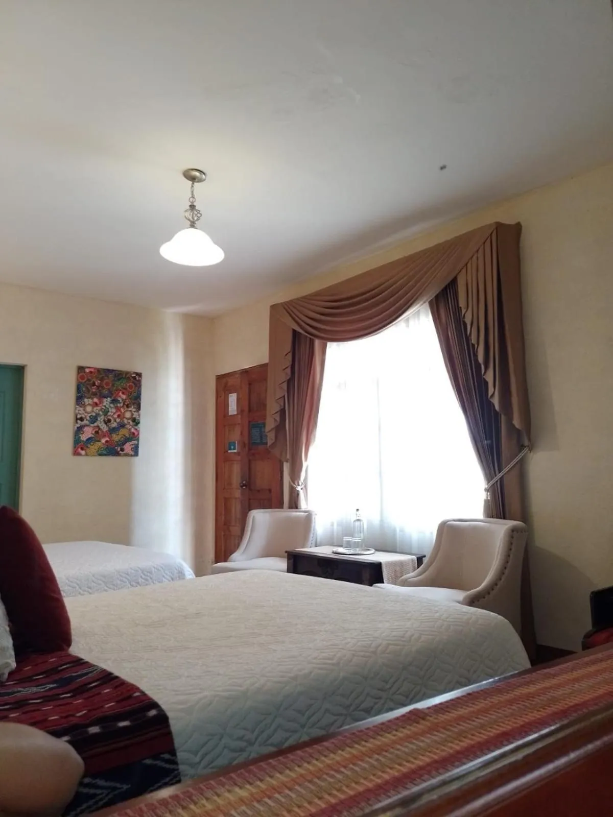 Bed in Hotel Palacio Chico 1948