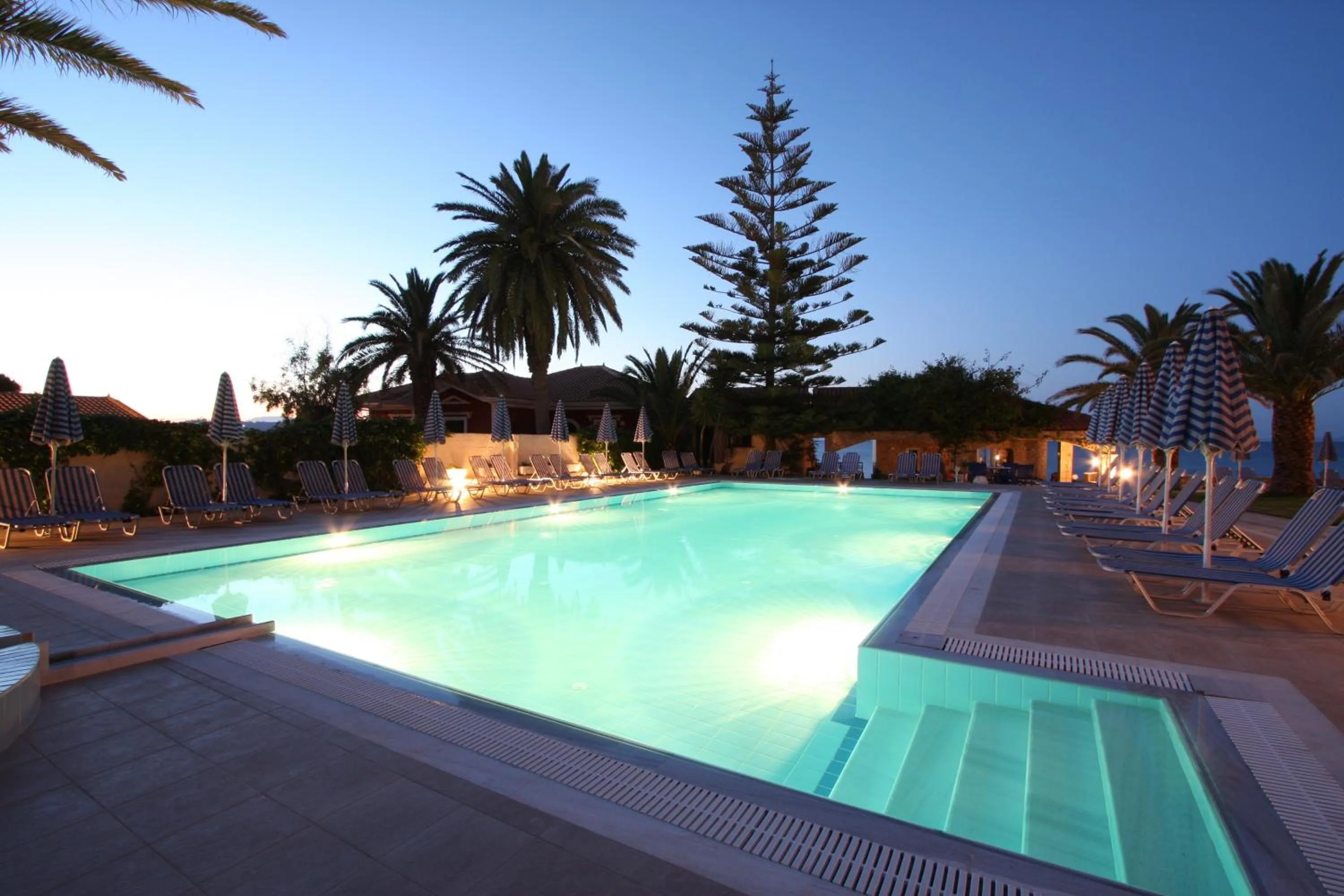 Swimming pool in Zakantha Beach