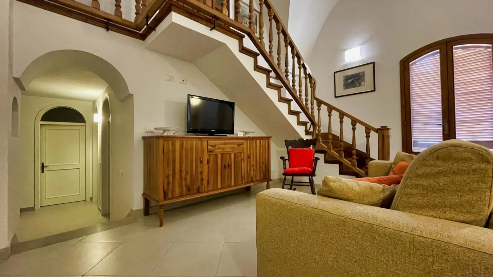 Communal lounge/ TV room in La Corte di Leuca Residence