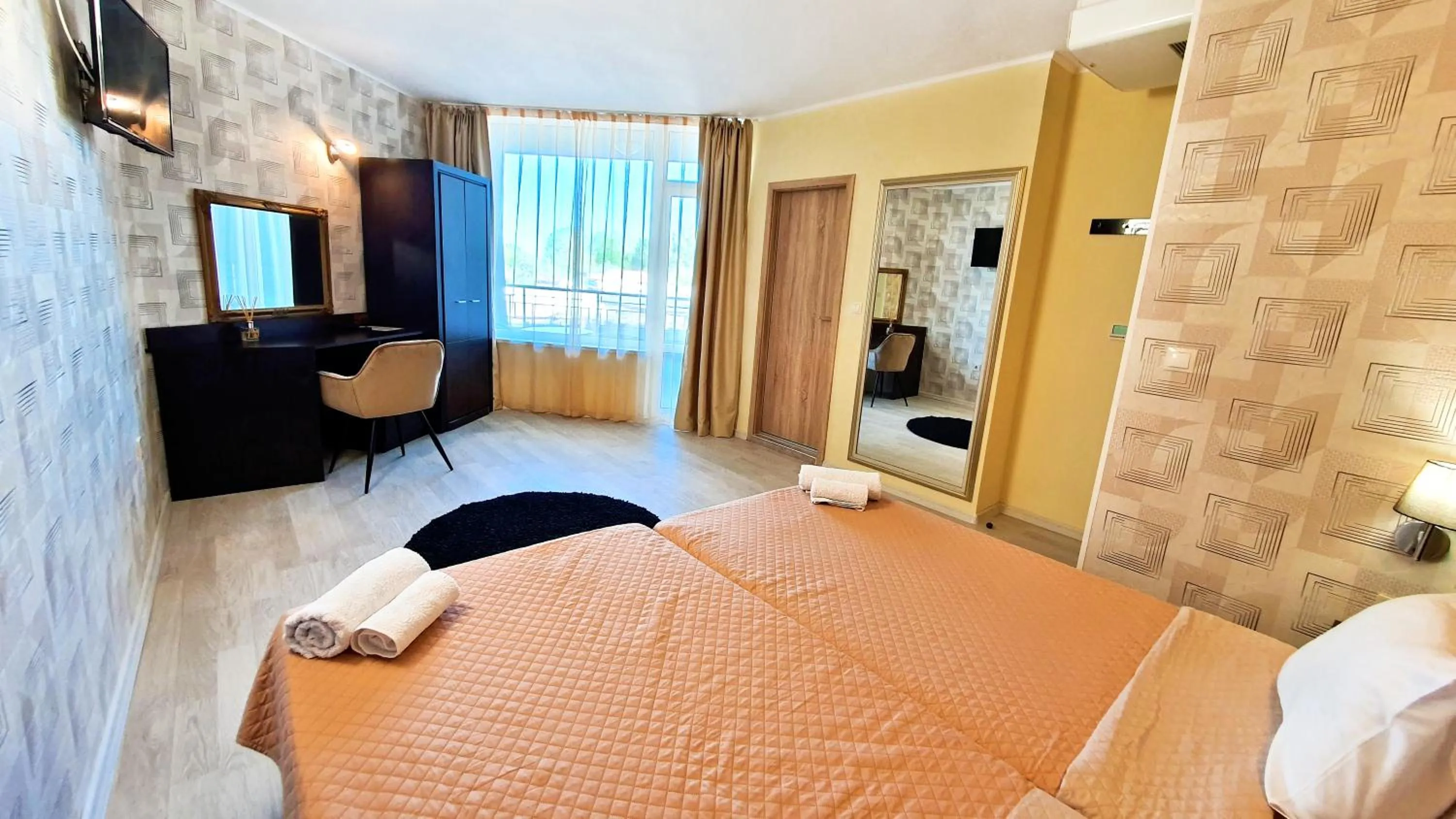 Bed in Favorit Aparthotel