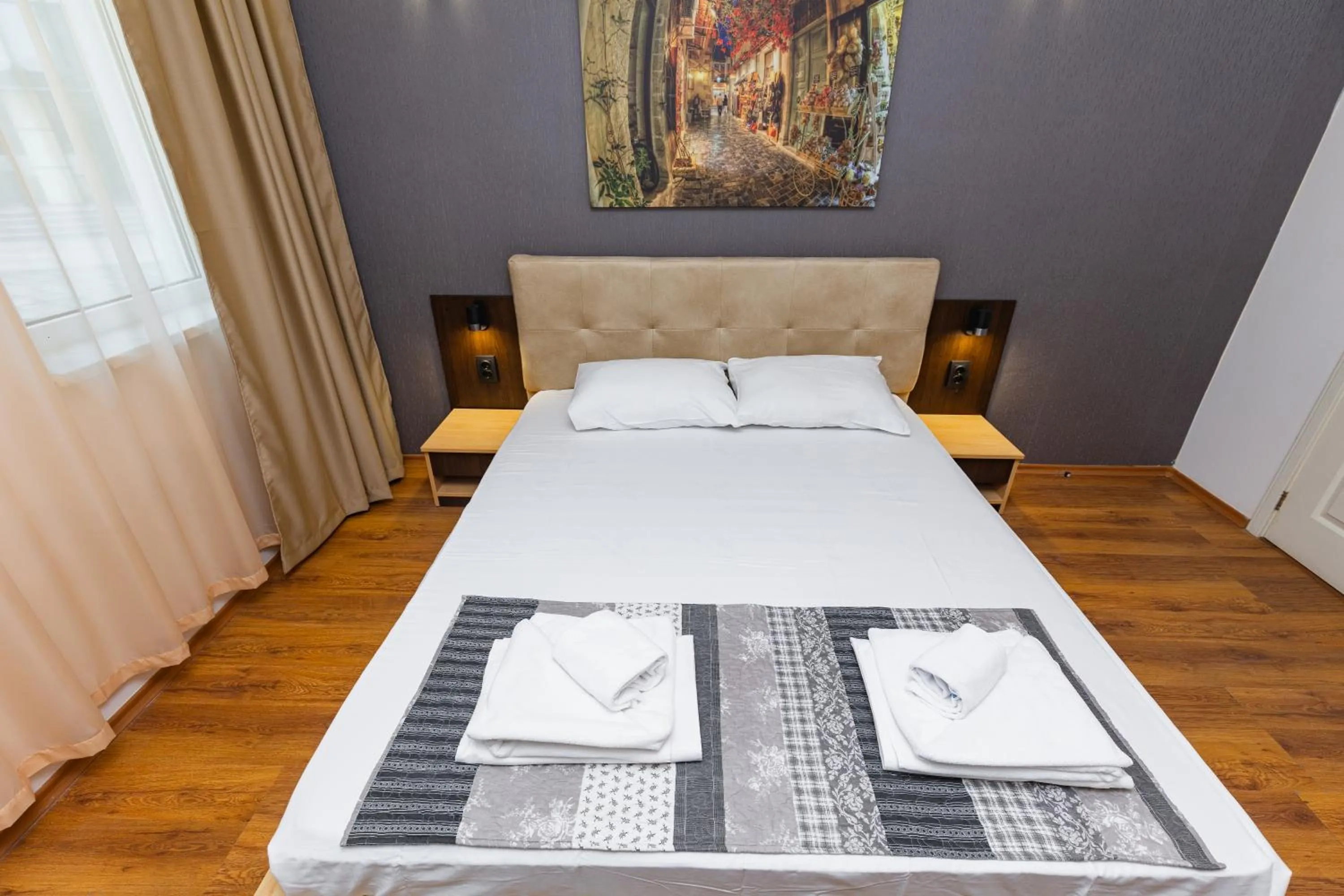 TV and multimedia, Bed in Favorit Aparthotel