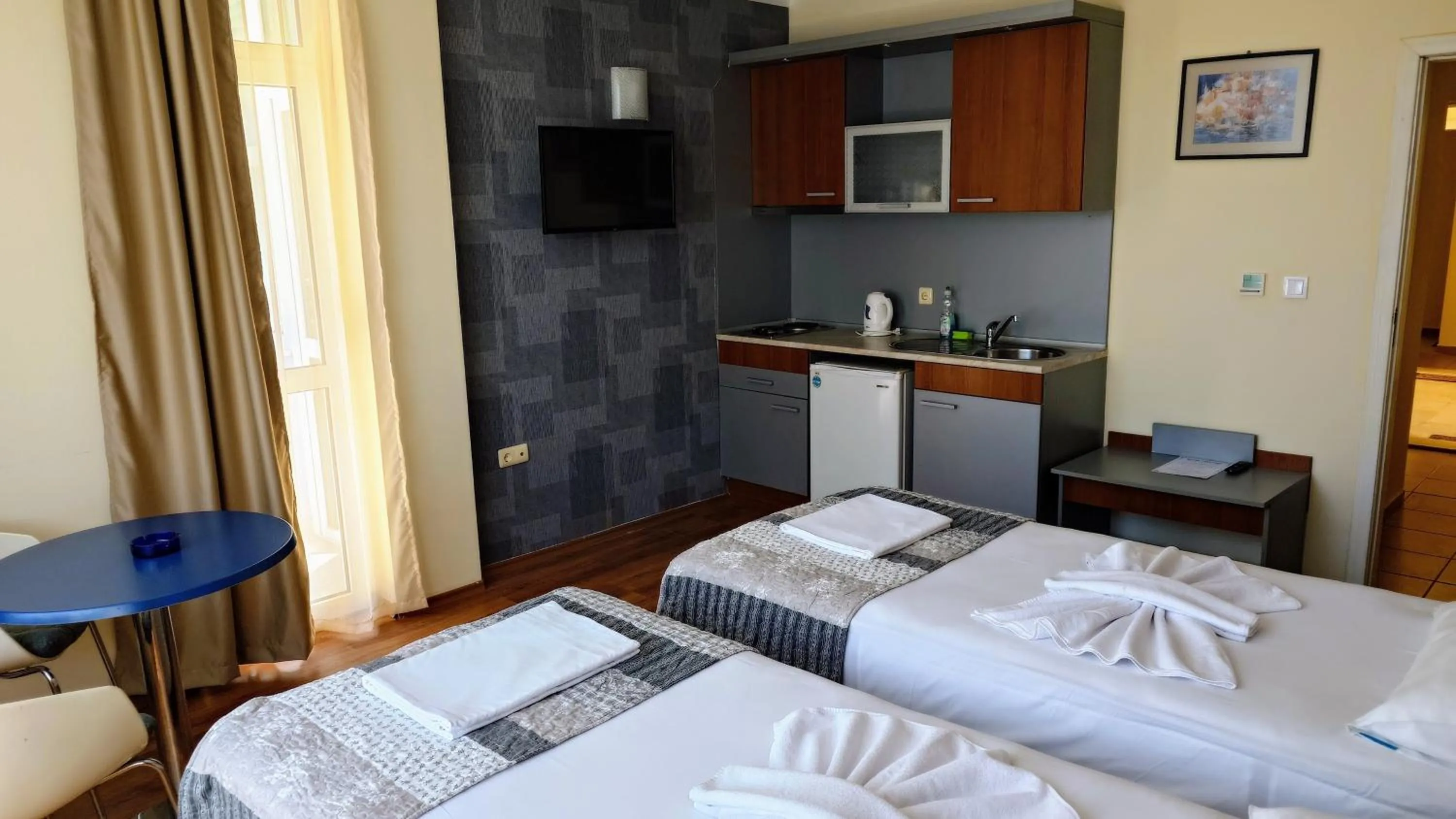 Bed in Favorit Aparthotel