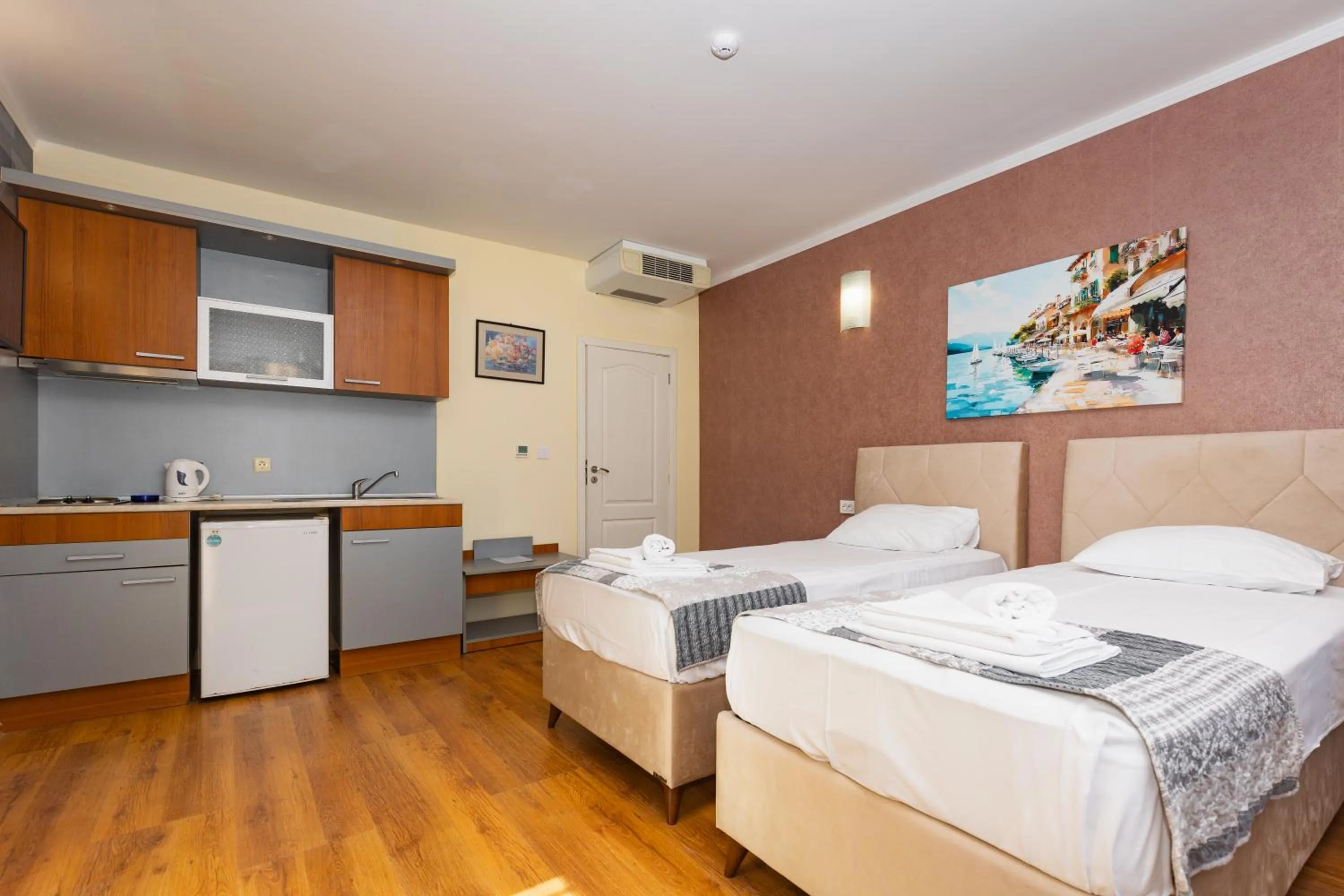 Bed in Favorit Aparthotel