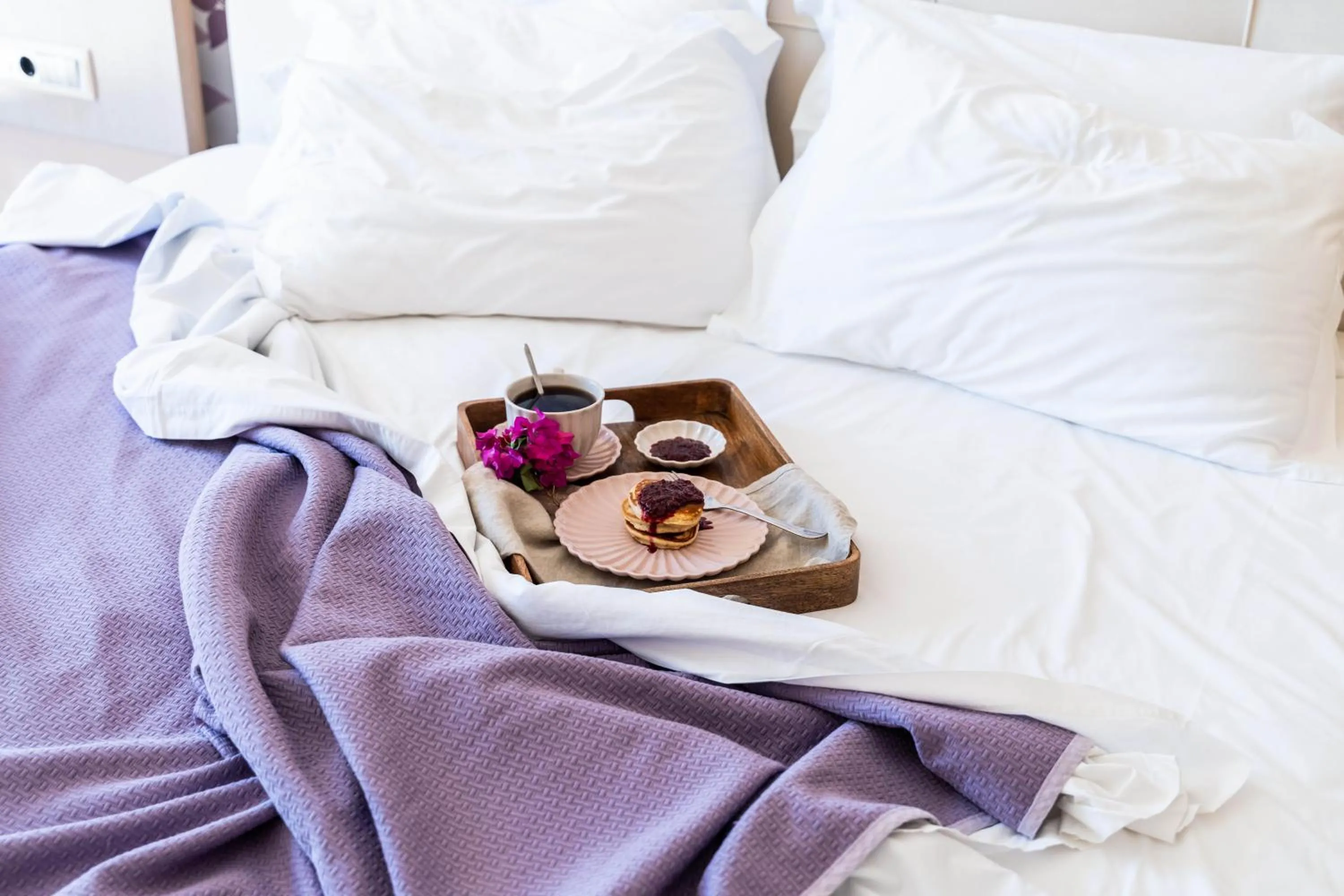 Bed in Princess Kyniska Suites