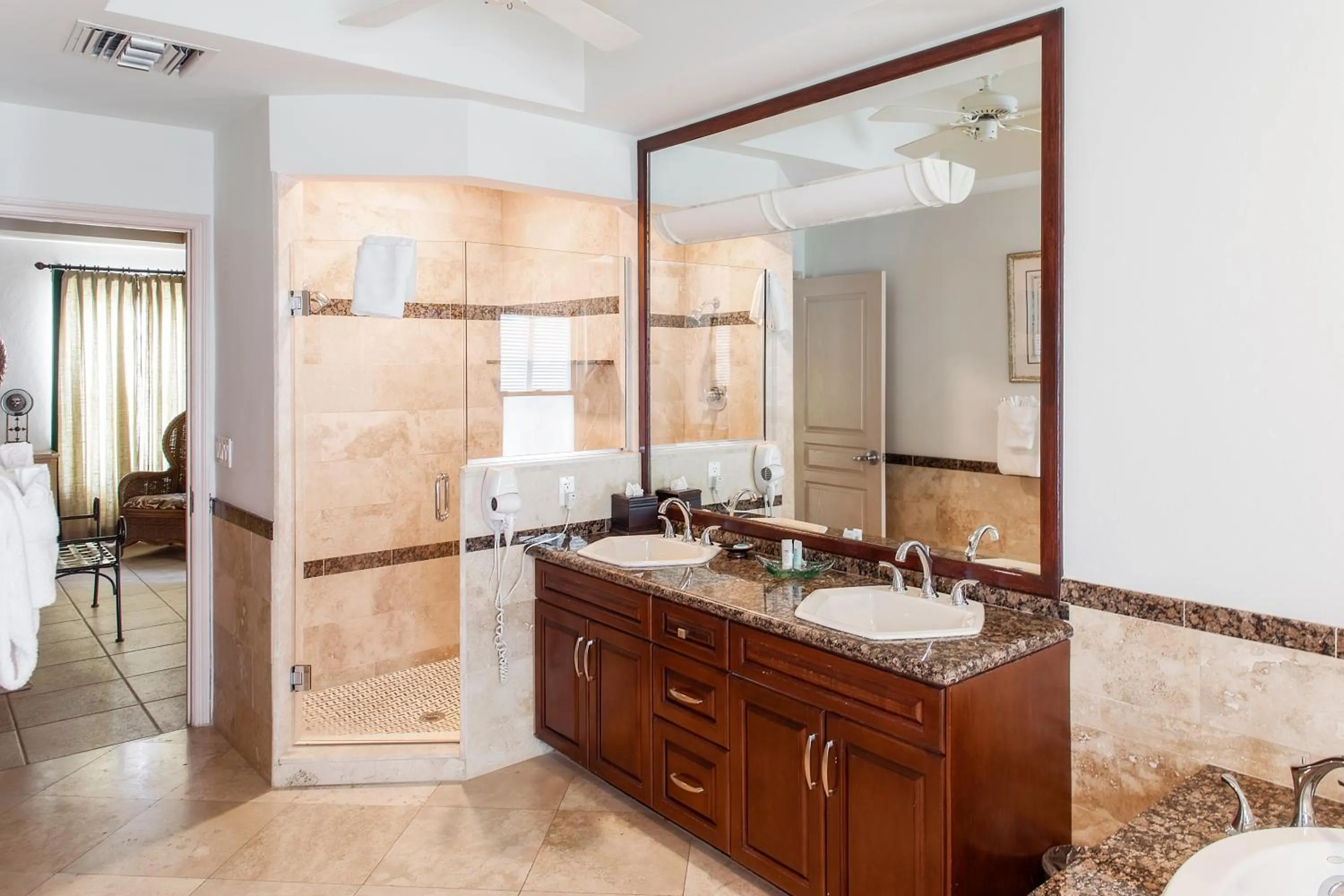 Bathroom in Coral Gardens on Grace Bay