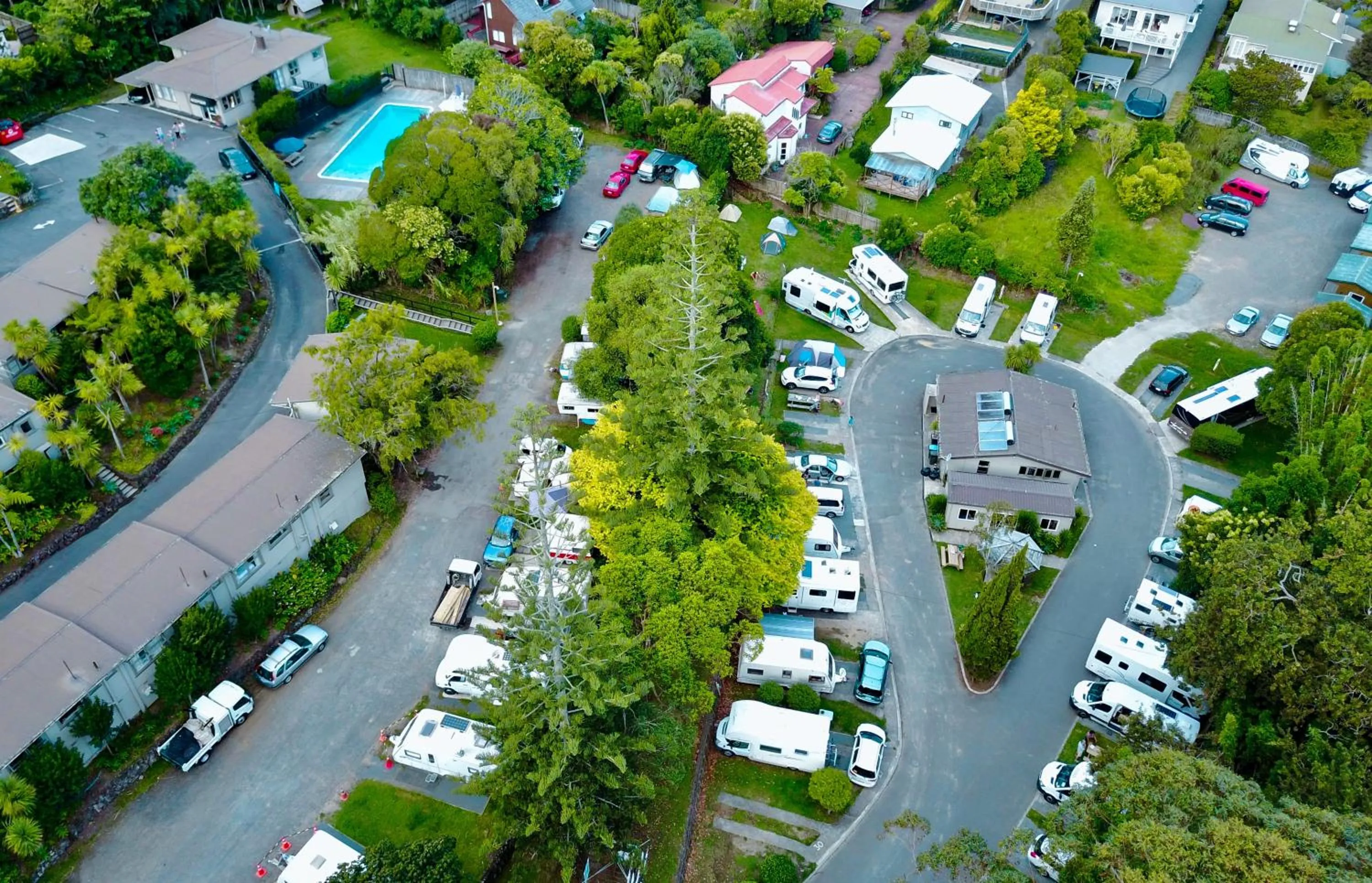 Bird's eye view in Touchwood Motor Inn & Inner City Camping Ground