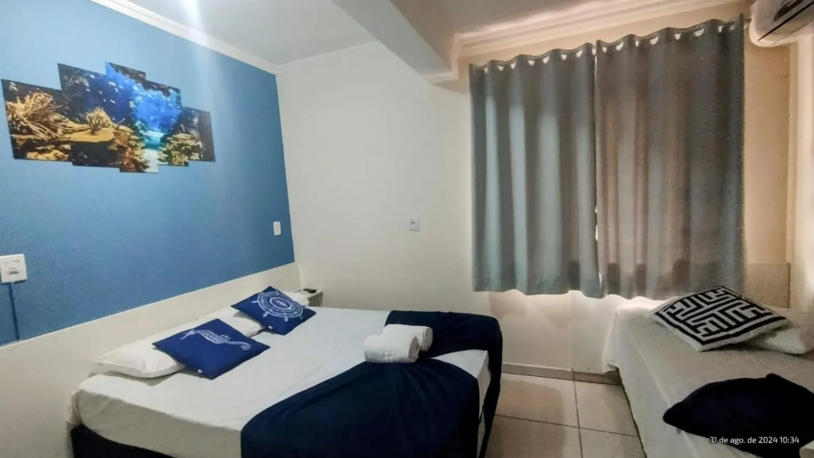 Bedroom, Bed in Pousada Baía dos Corais