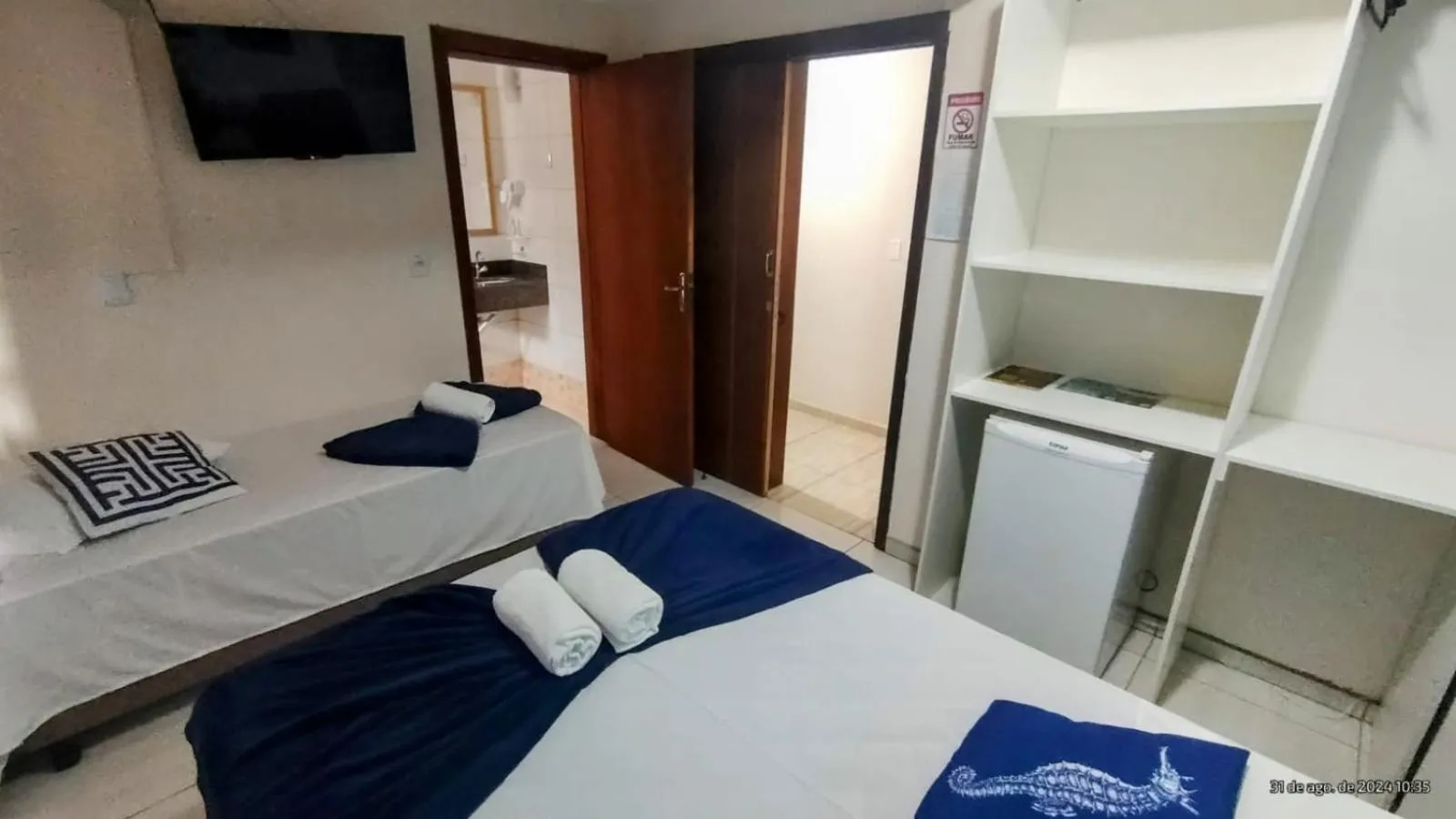 Bedroom, Bed in Pousada Baía dos Corais