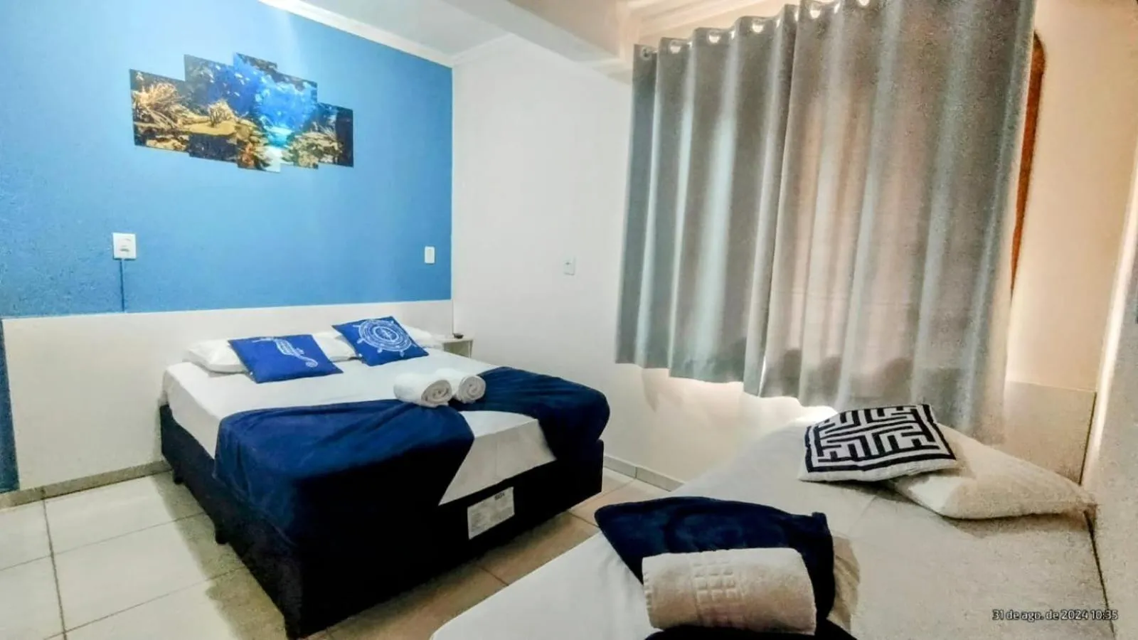 Bedroom, Bed in Pousada Baía dos Corais