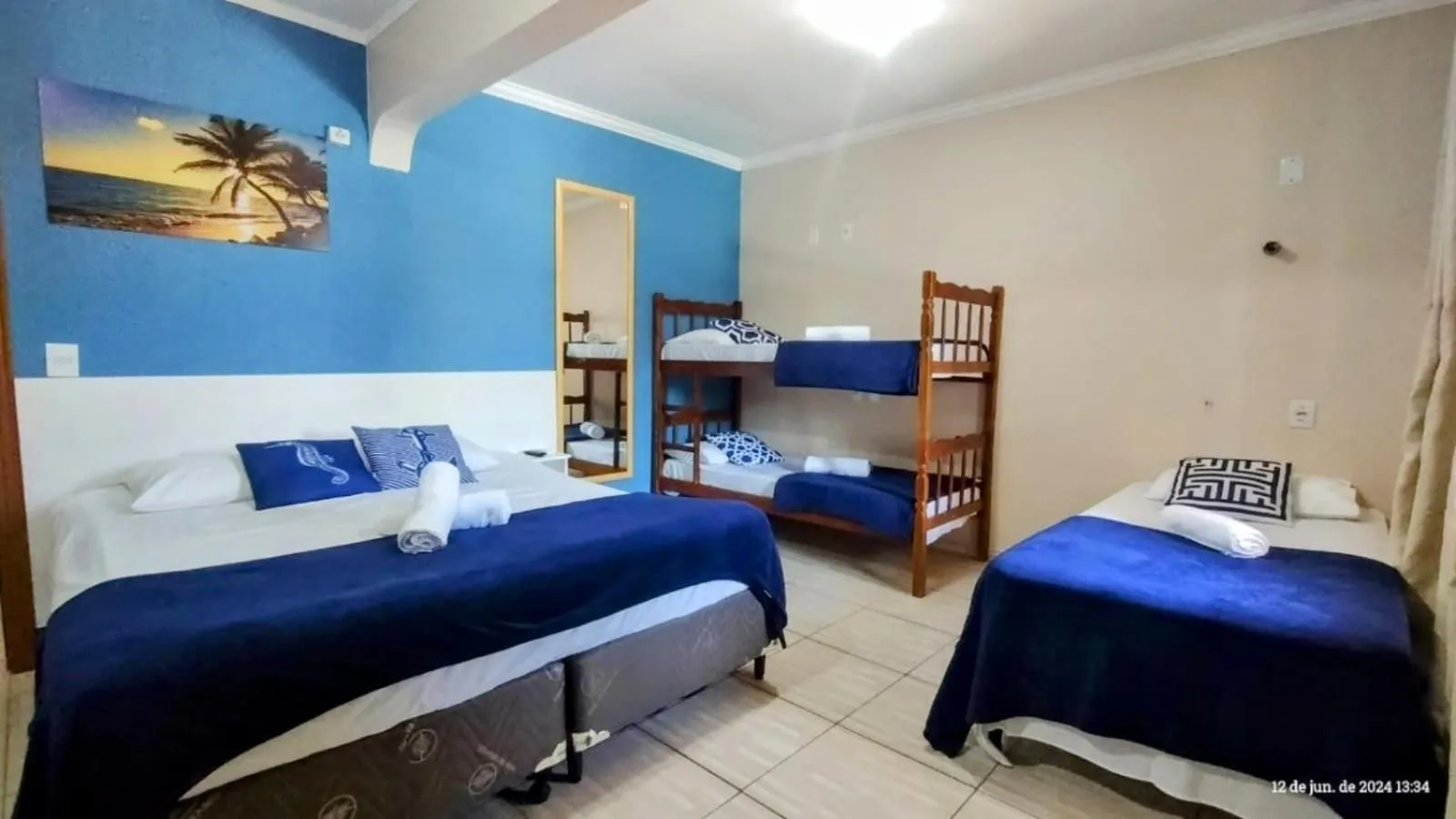 Bedroom, Bed in Pousada Baía dos Corais