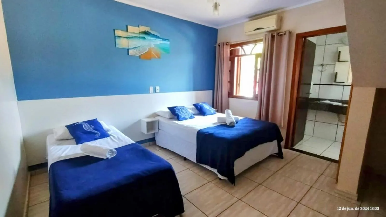 Bedroom, Bed in Pousada Baía dos Corais