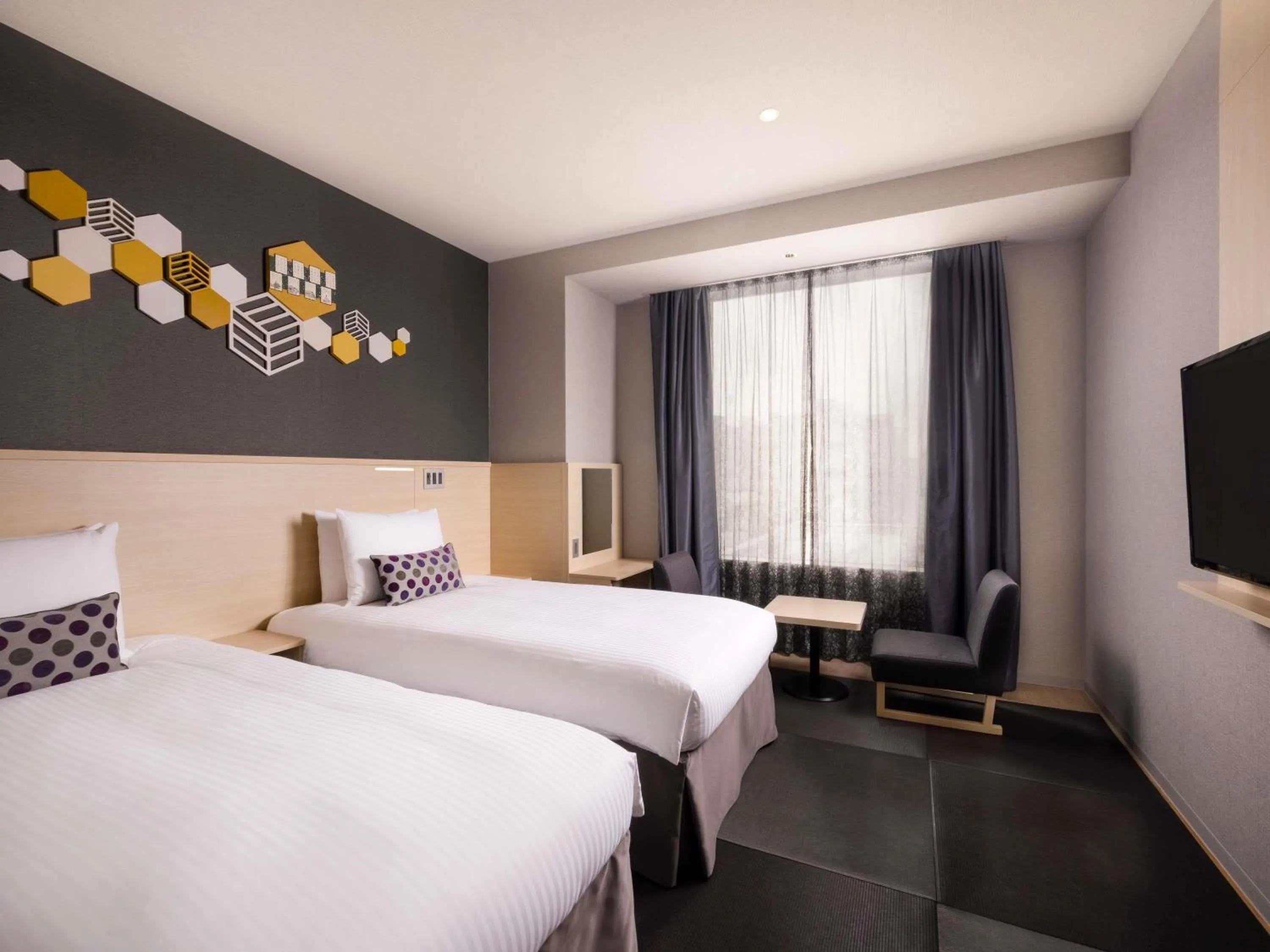 Property building, Bed in ibis Styles Tokyo Ginza East