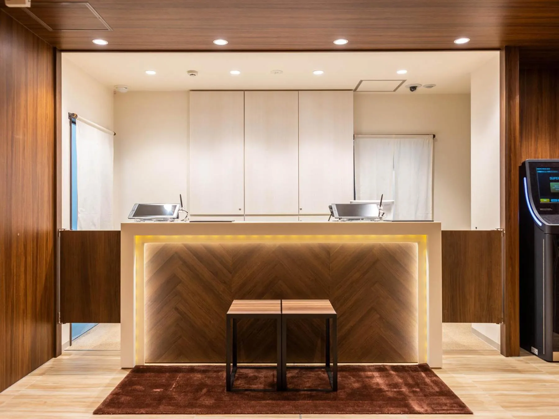 Lobby or reception in Super Hotel Premier Shimonoseki