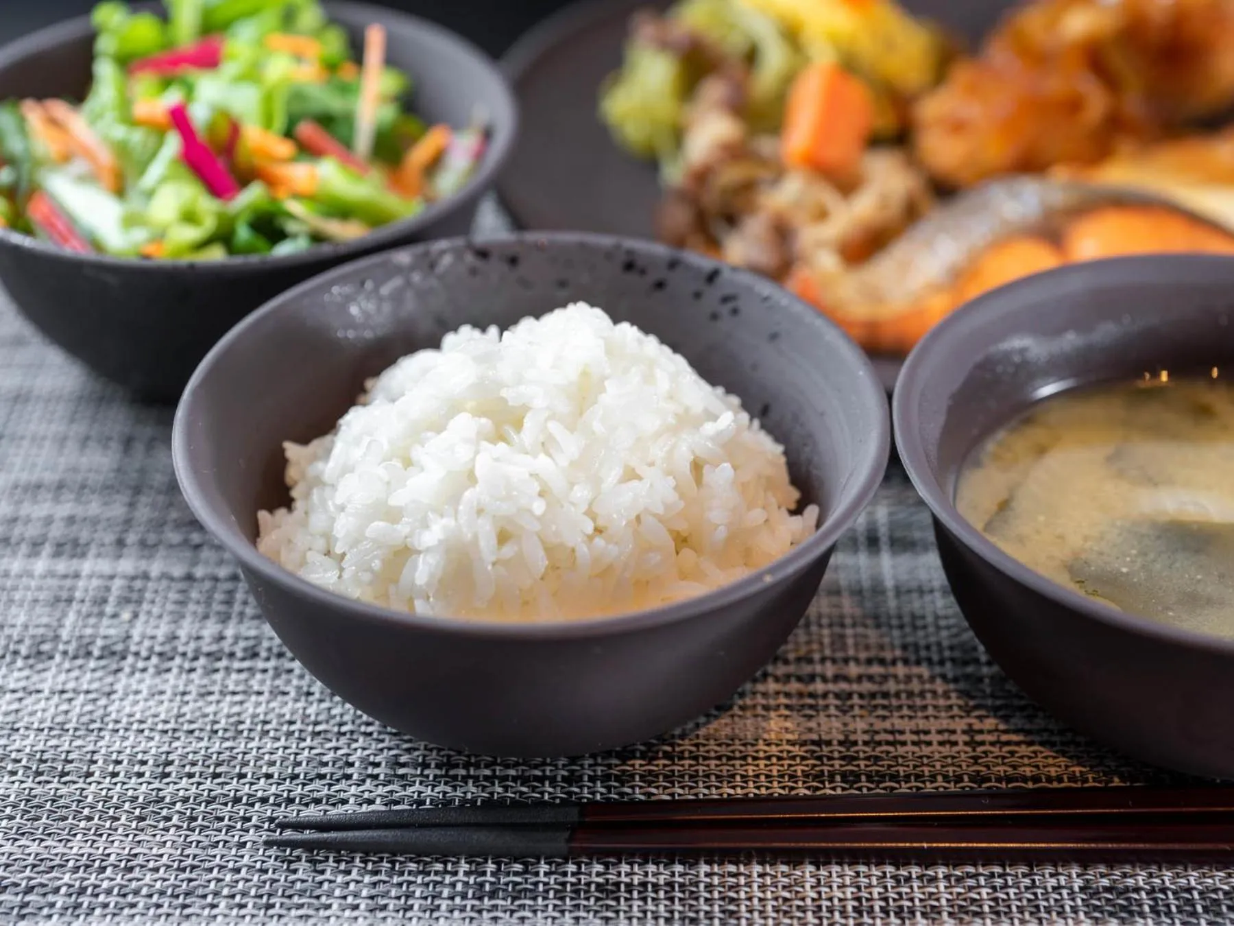 Buffet breakfast in Super Hotel Premier Shimonoseki