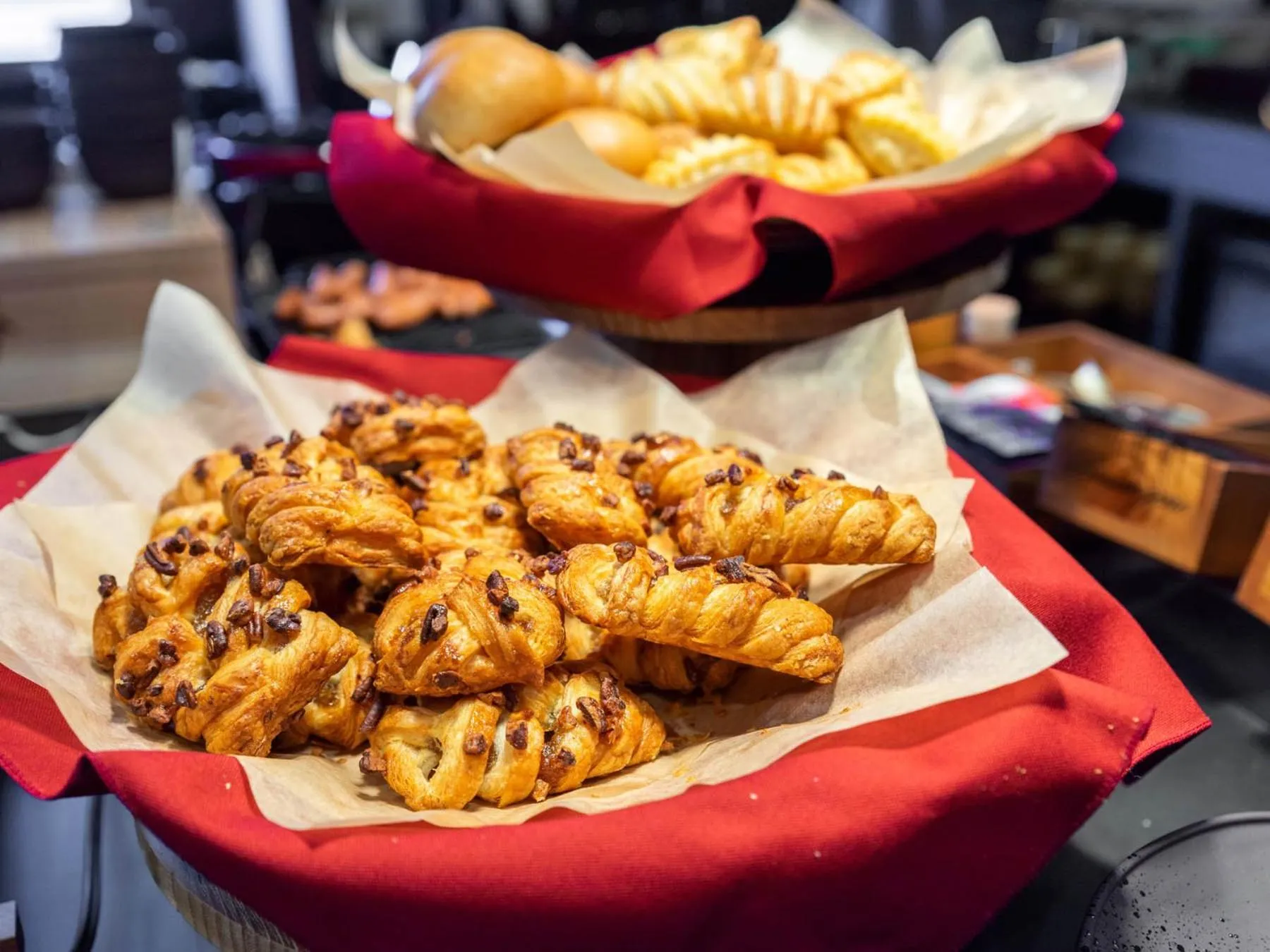 Buffet breakfast in Super Hotel Premier Shimonoseki