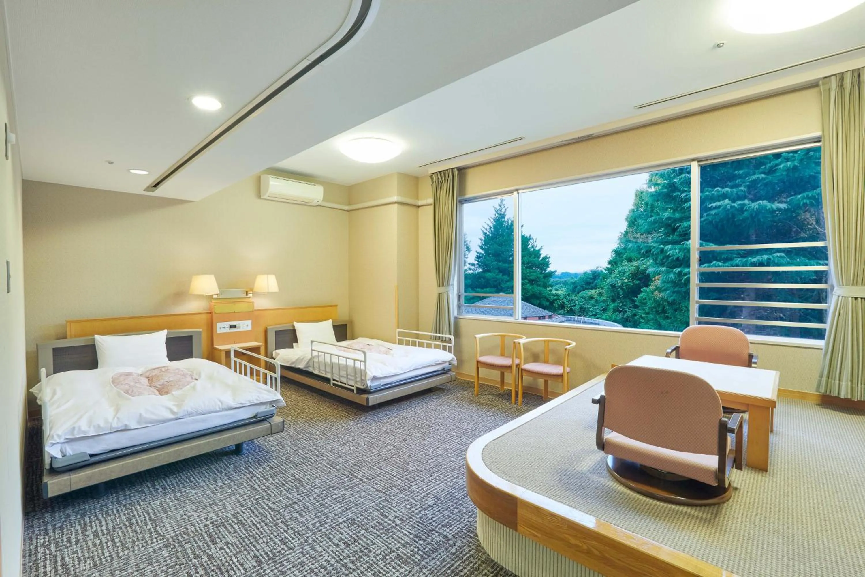 Photo of the whole room, Bed in KAMENOI HOTEL Kitsuregawa