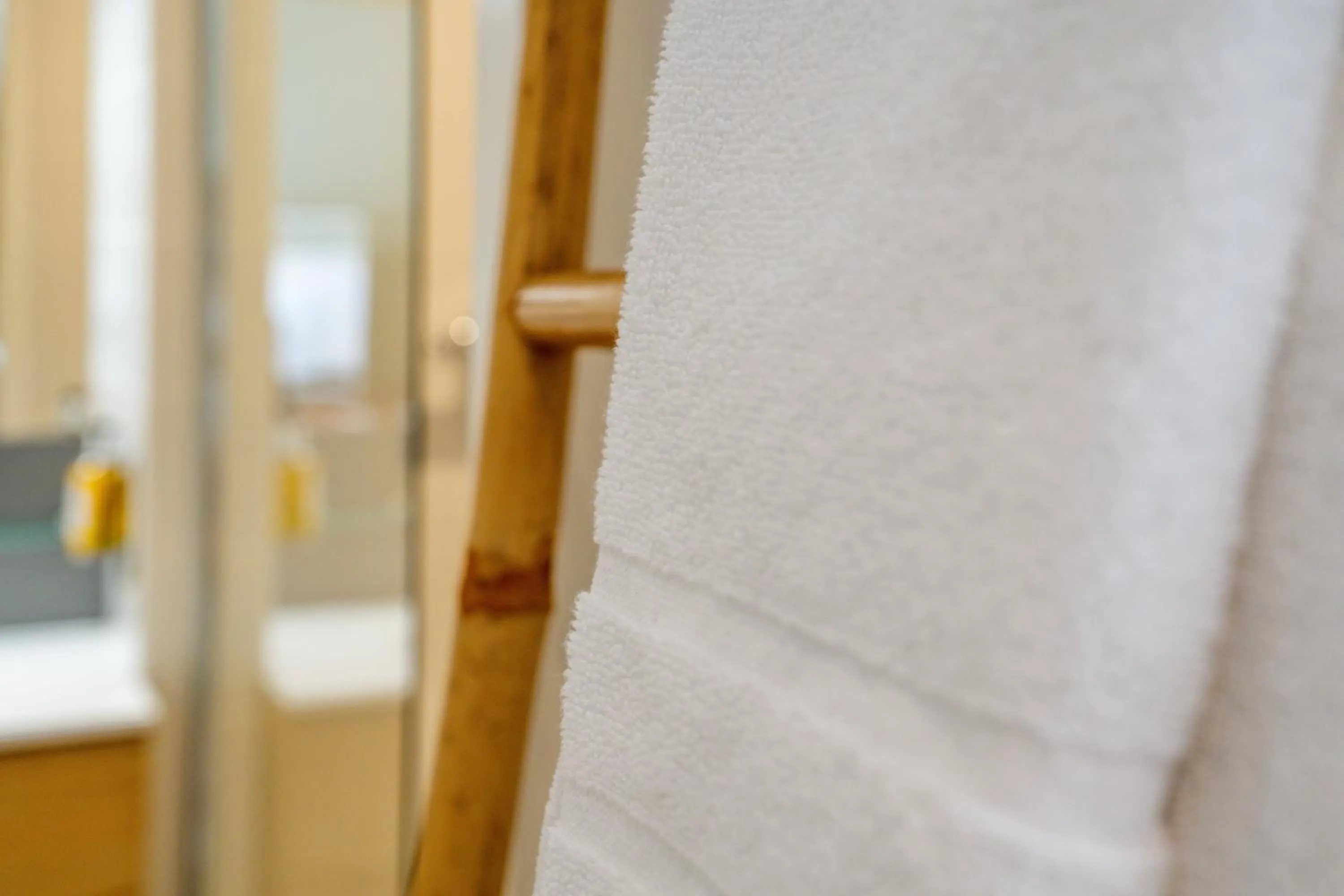 towels, Bed in Hotel Logis Lacotel