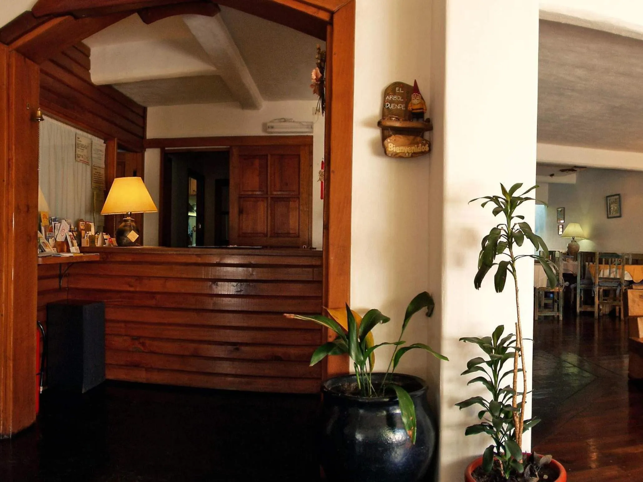 Lobby or reception in Hostería El Arbol Duende