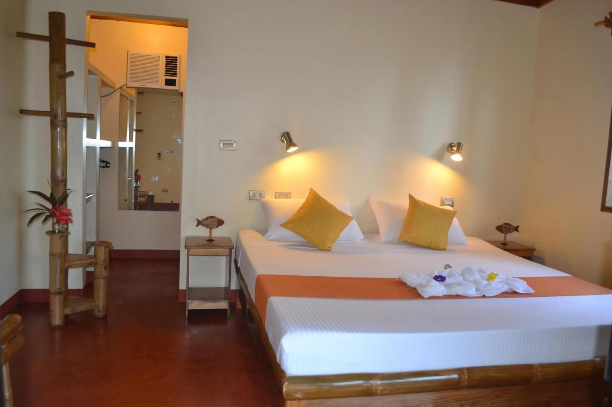 Photo of the whole room, Bed in Camiguin Volcan Beach Eco Retreat & Dive Resort