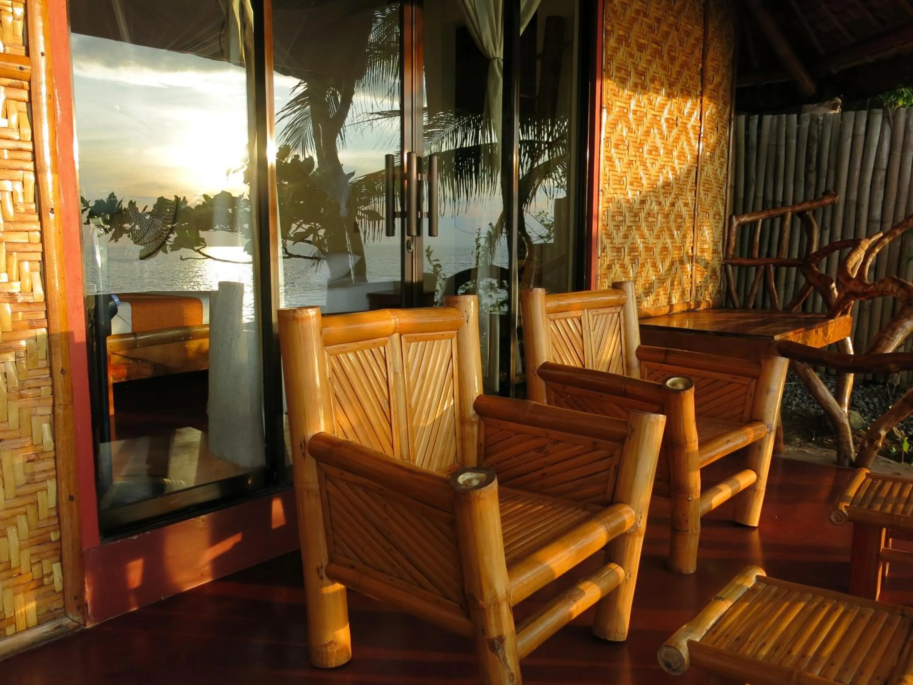 Balcony/Terrace in Camiguin Volcan Beach Eco Retreat & Dive Resort