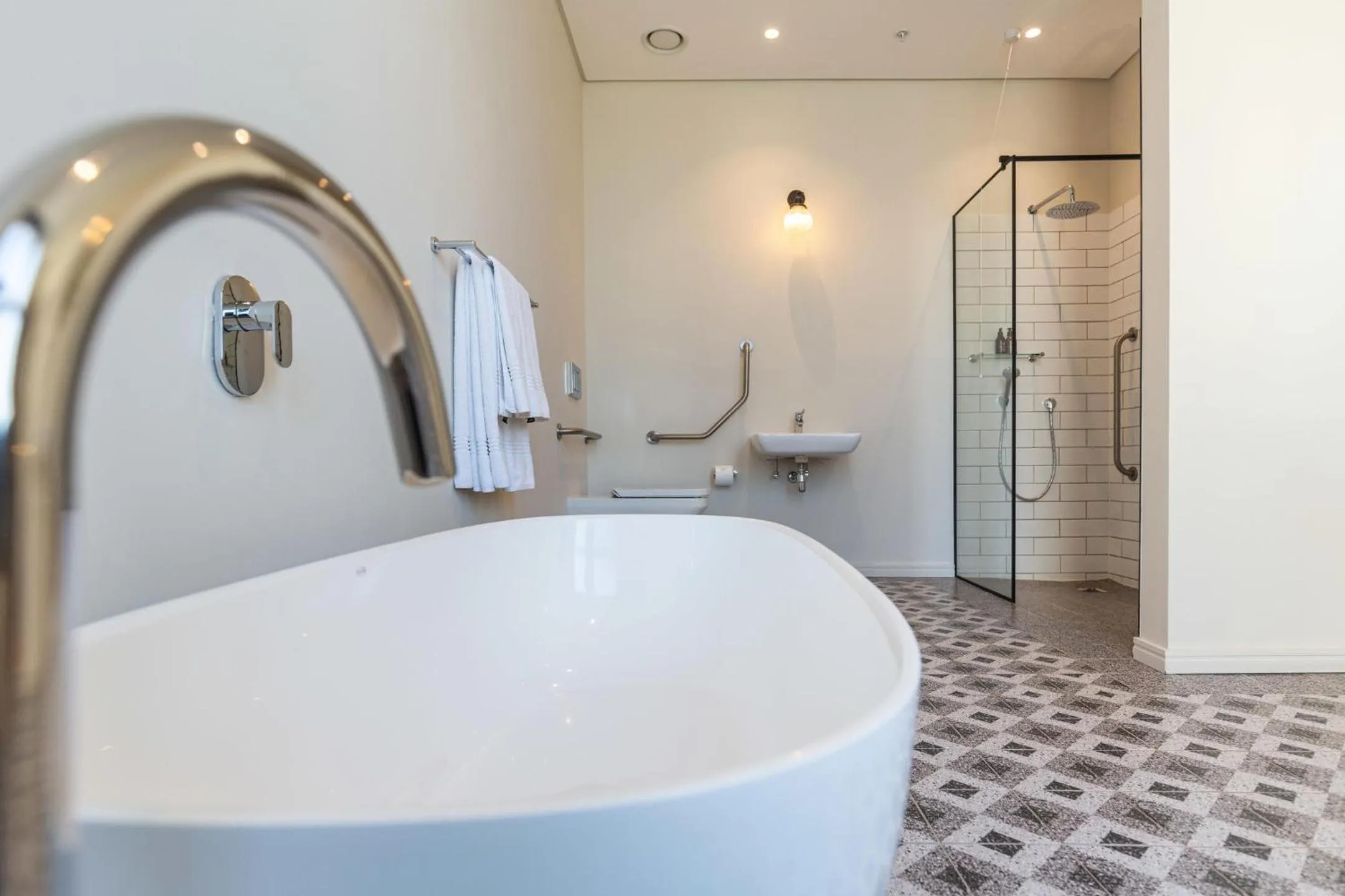 Bathroom in Old Bank Hotel - Lion Roars Hotels & Lodges